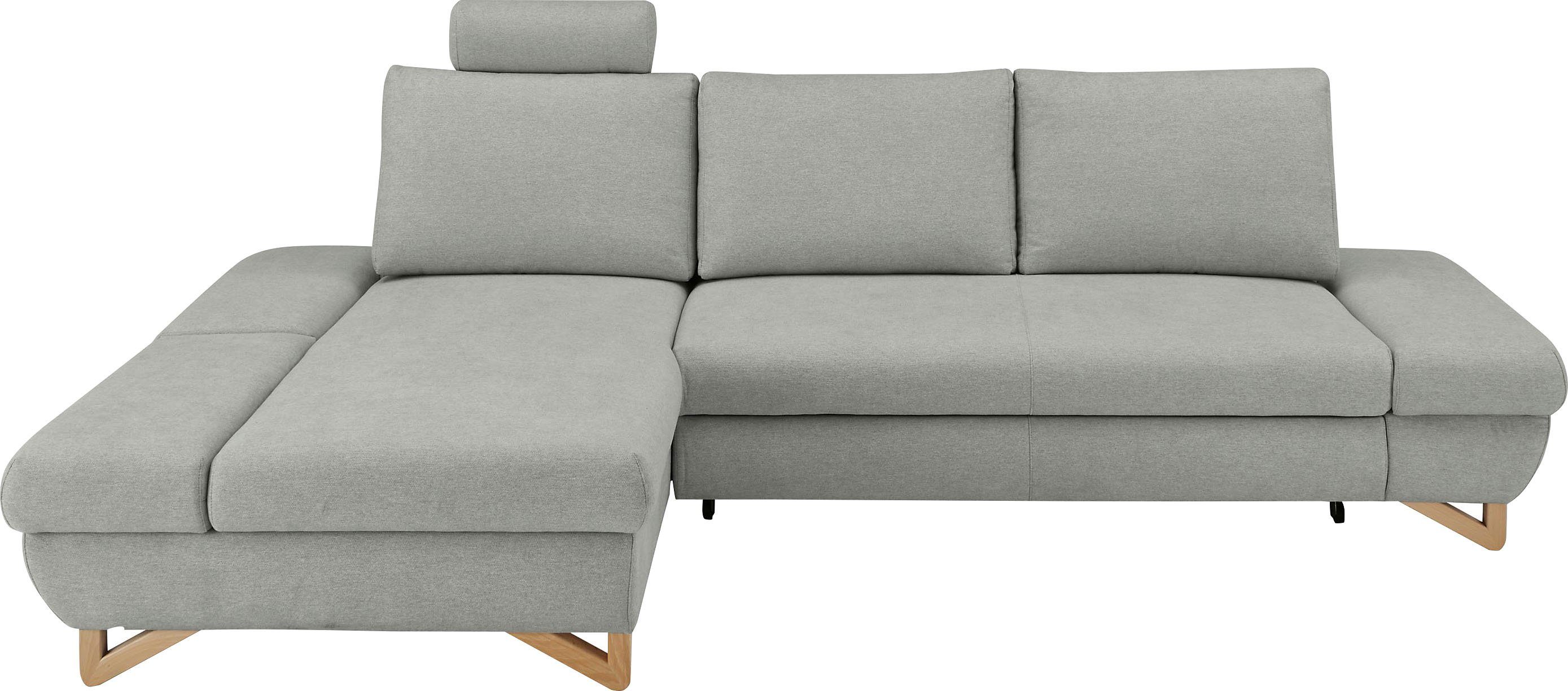 INOSIGN Slaapbank City/Giron comfortabele slaapbank (ligoppervlak 245 x 138 cm) en bedlade