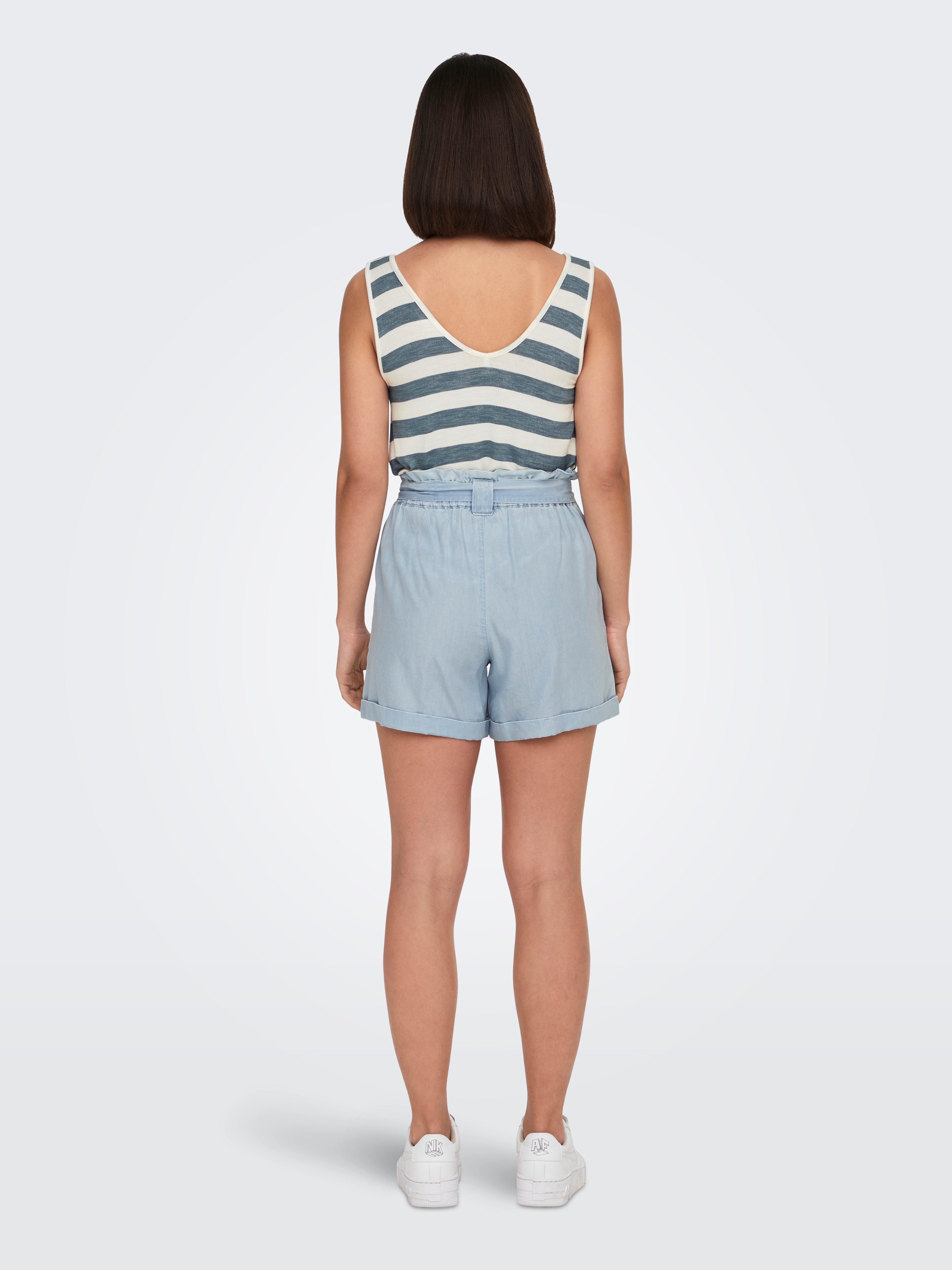Only Short ONLBEA SMILLA HW PB LOOSE DNM SHORTS