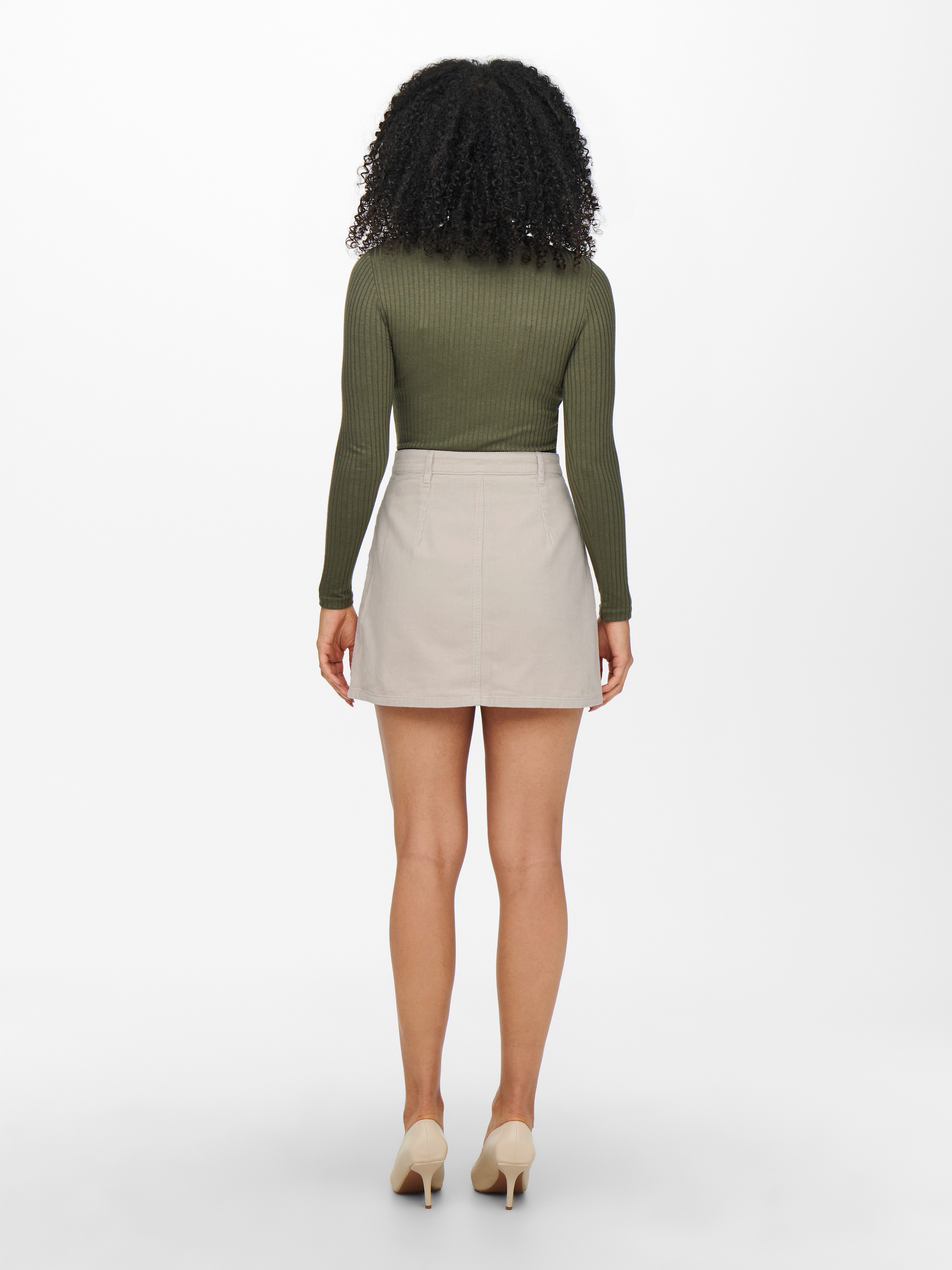 JDY Cordrok JDYSHIRAZ CORDUROY SKIRT PNT DIA