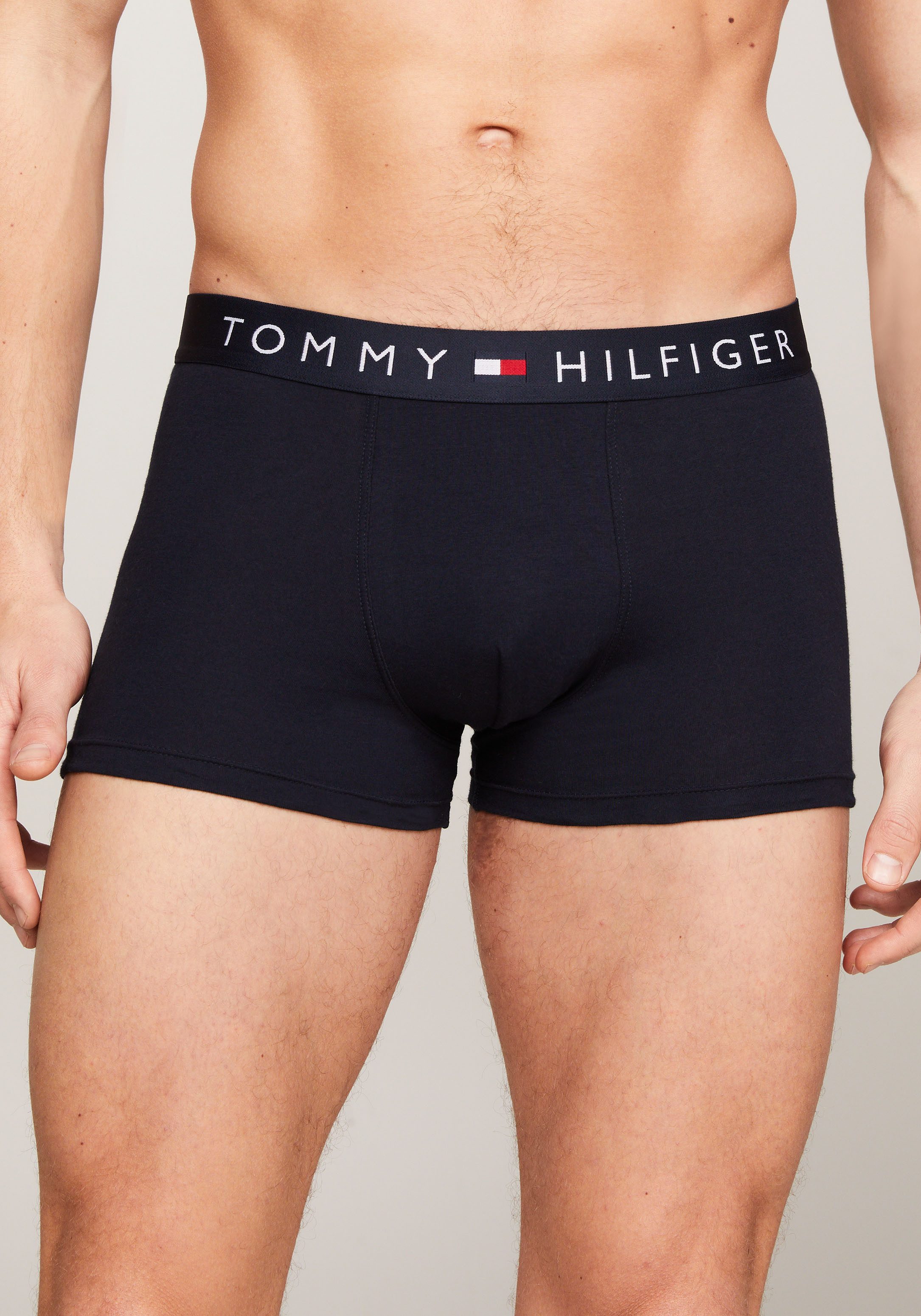 Tommy Hilfiger Underwear Trunk 3P TRUNK WB met logoband (3 stuks)