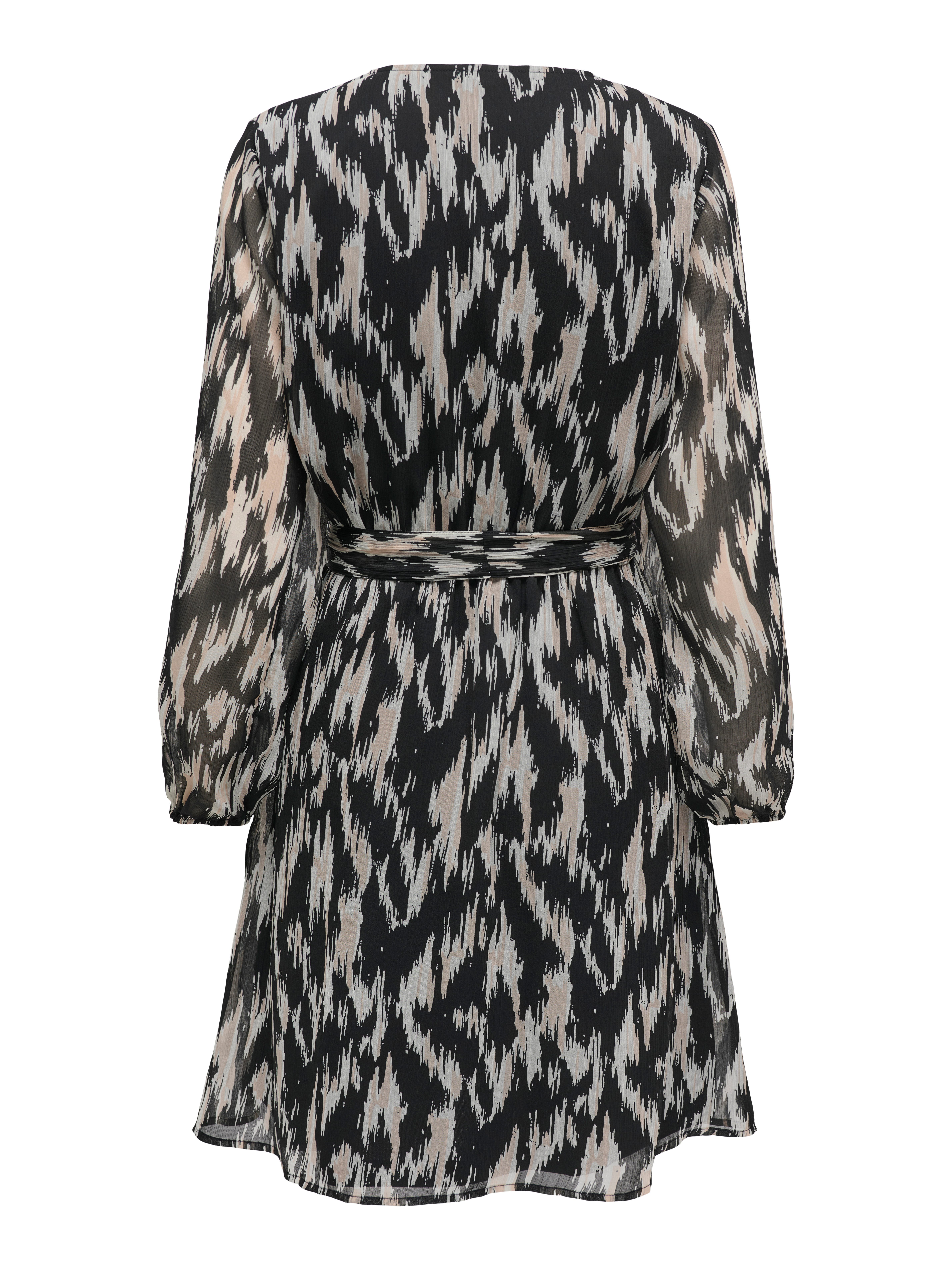Only Gedessineerde jurk ONLCERA 3/4 SHORT DRESS WVN NOOS