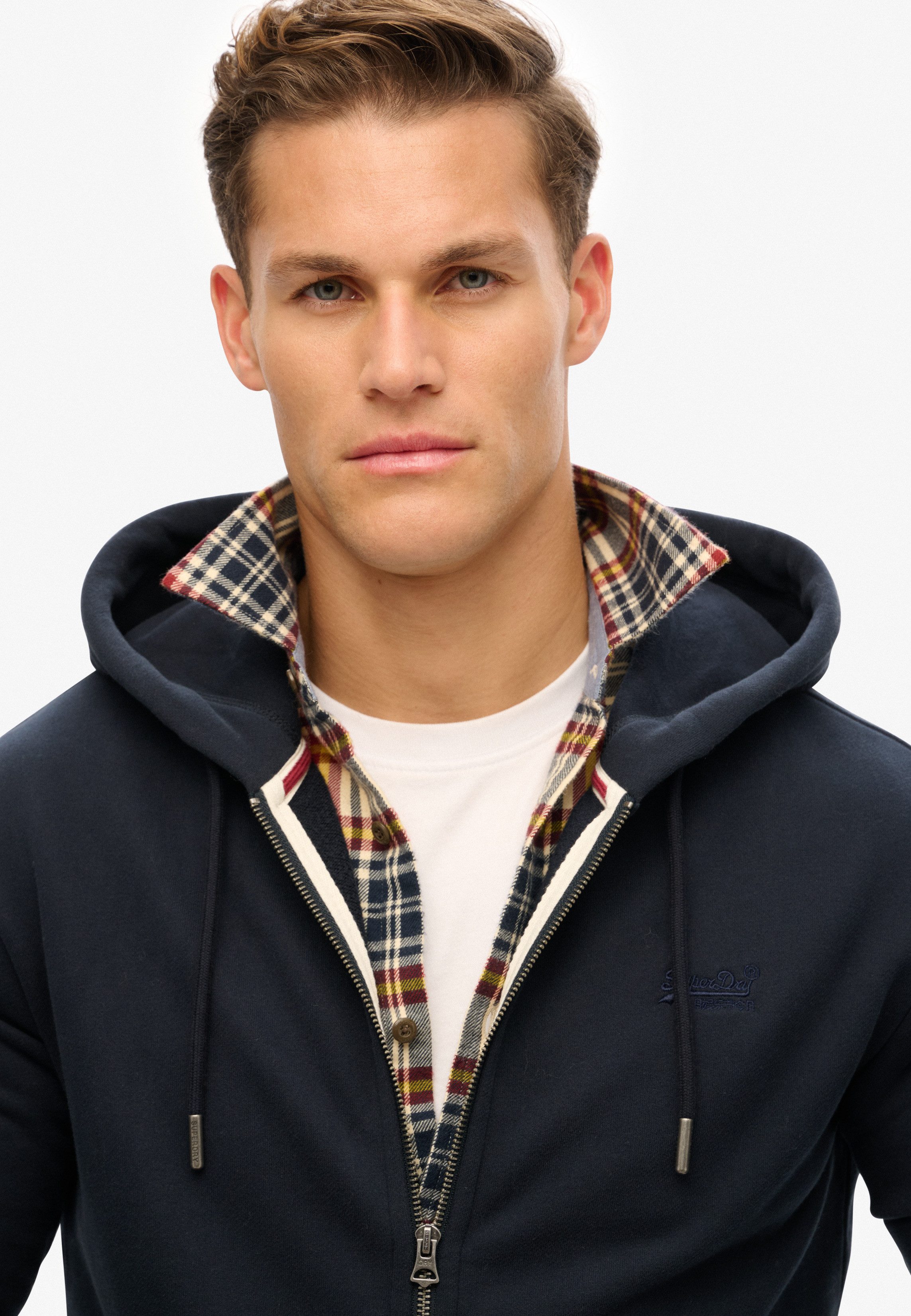 Superdry Capuchonsweatvest ESSENTIAL LOGO ZIP HOODIE HB