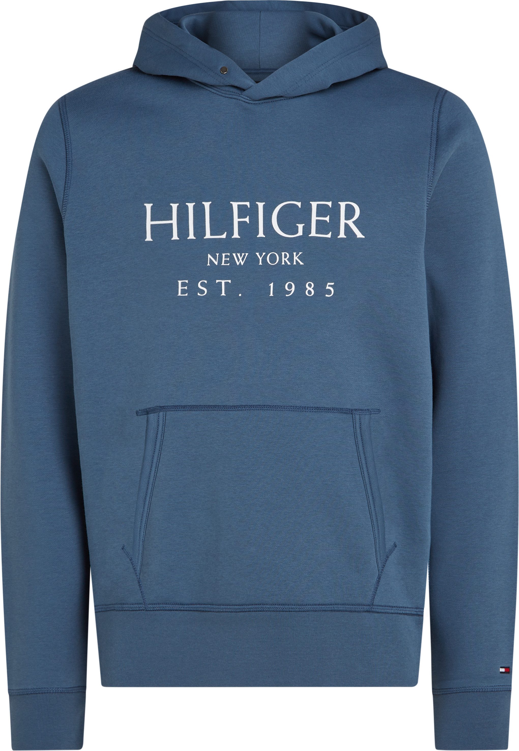 Tommy Hilfiger Hoodie BT-BIG HILFIGER HOODY-B in grote maten met logo-borduursel op de mouw
