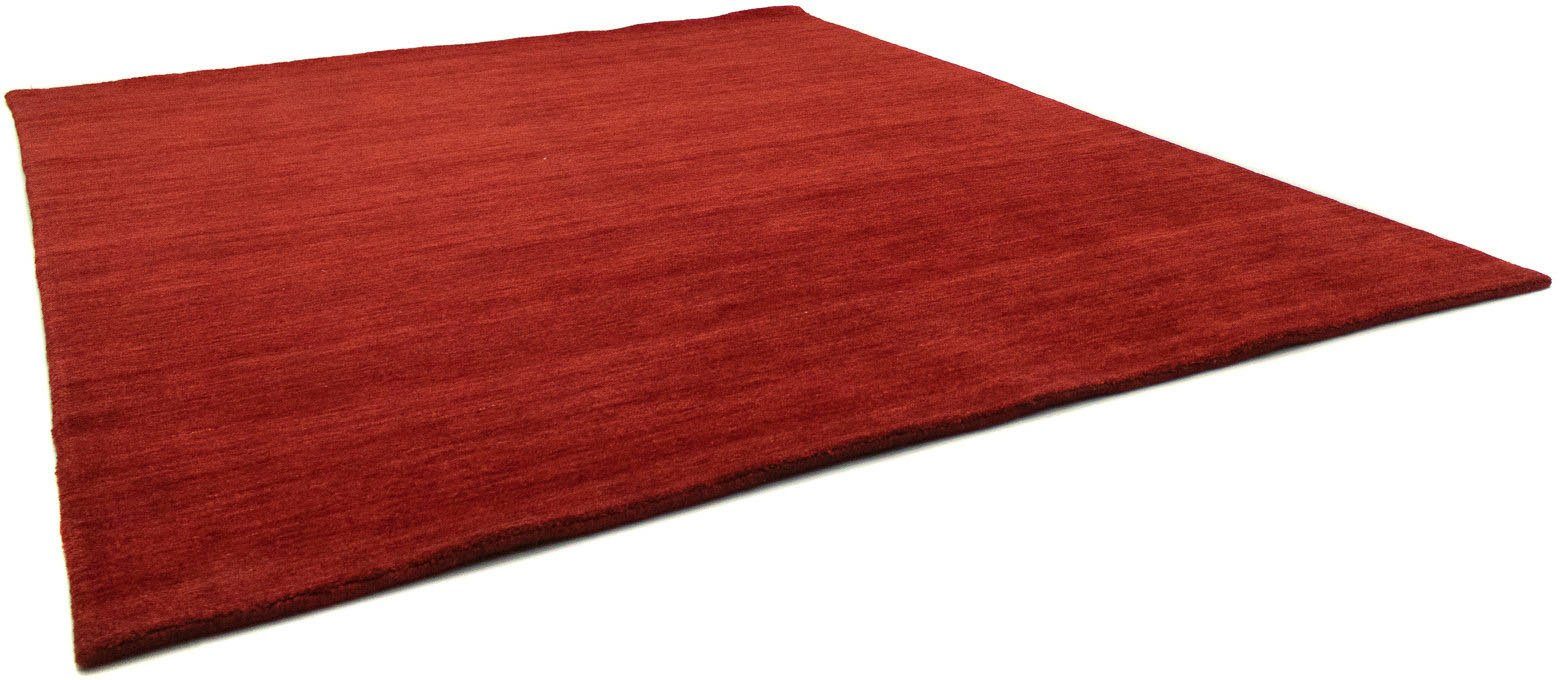morgenland Wollen kleed Uni - Gabbeh tapijt - Softy Gabbeh look, uni kleuren, 100% wol, zeer zachte pool, woonkamer