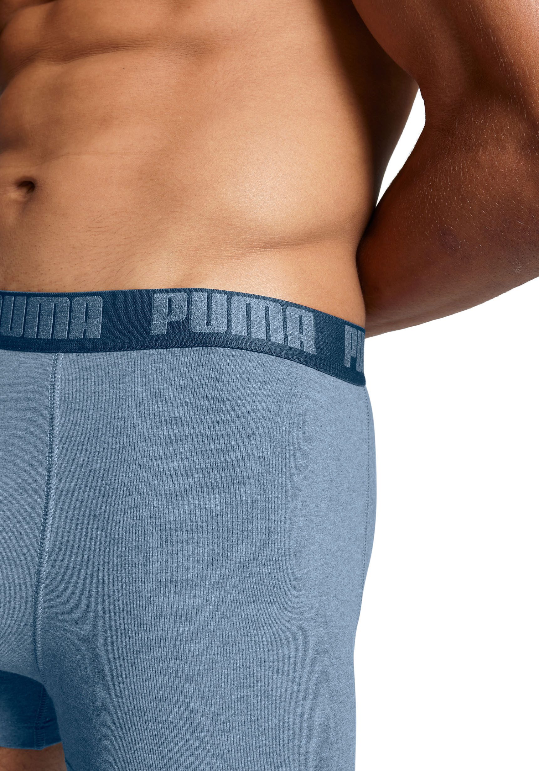 PUMA Boxershort met brede logoband (2 stuks, Set van 2)