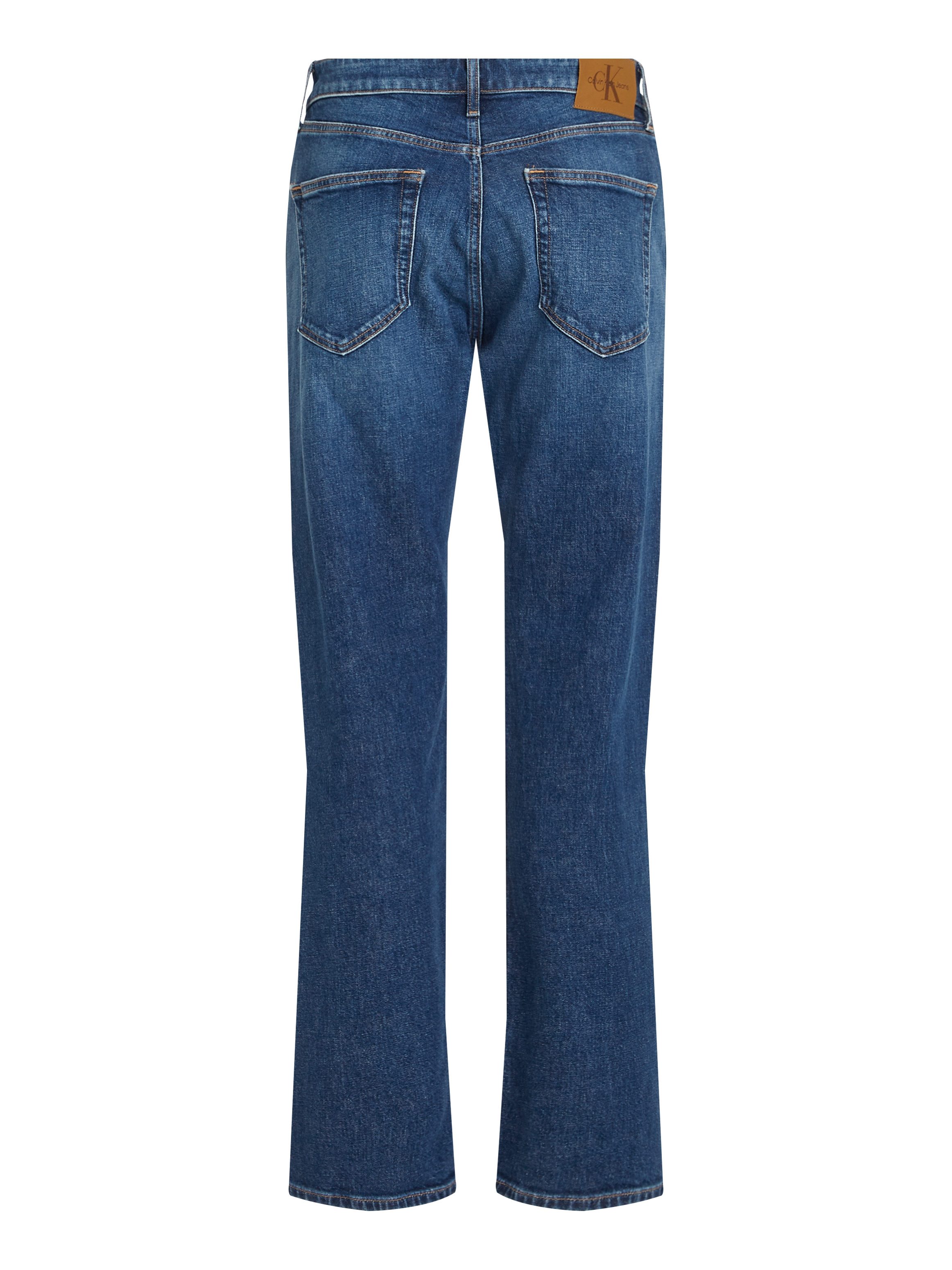 Calvin Klein Straight jeans STANDARD STRAIGHT Muntzakje, logo borduursel