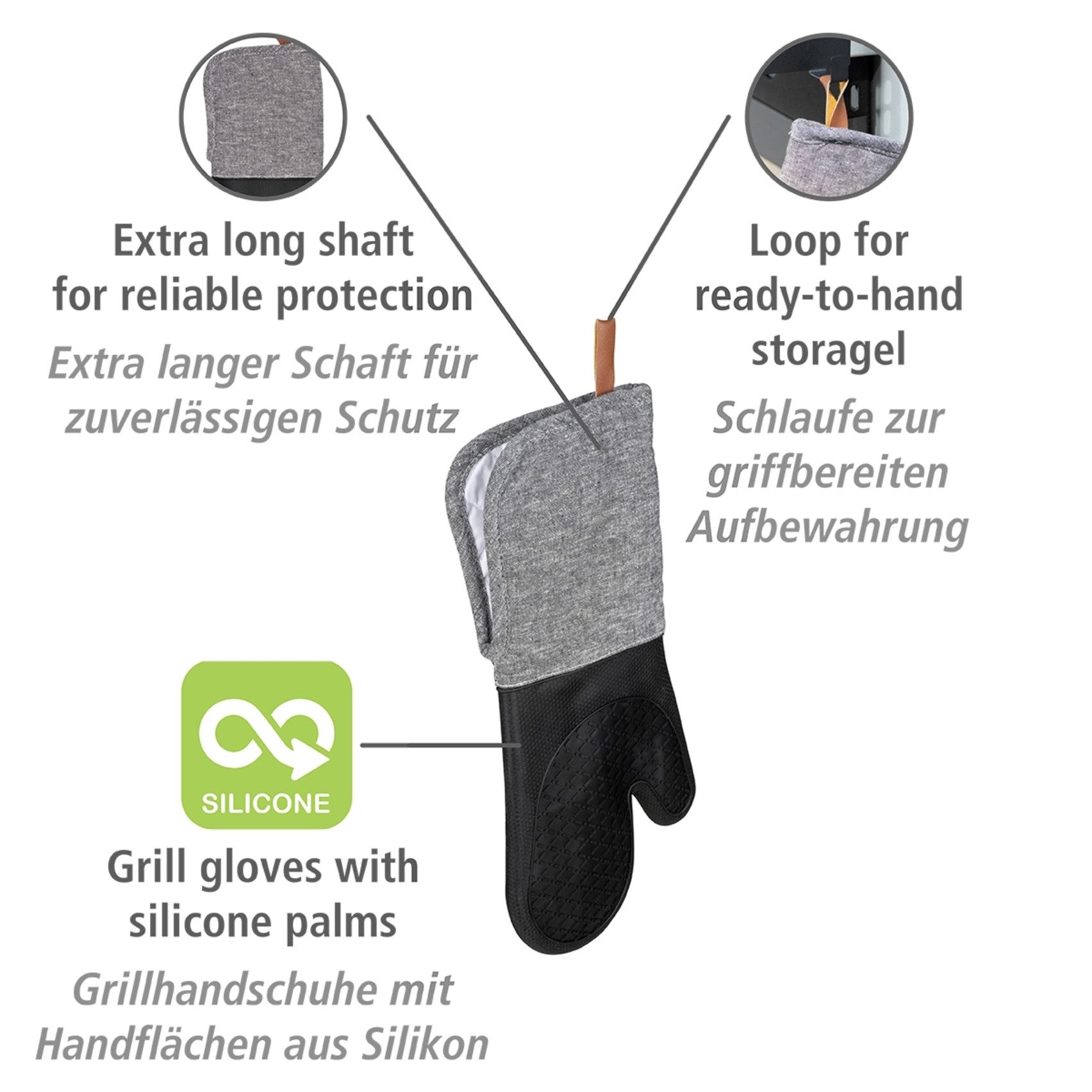 WENKO Ovenwanten Model Ada (set, 2-delig)