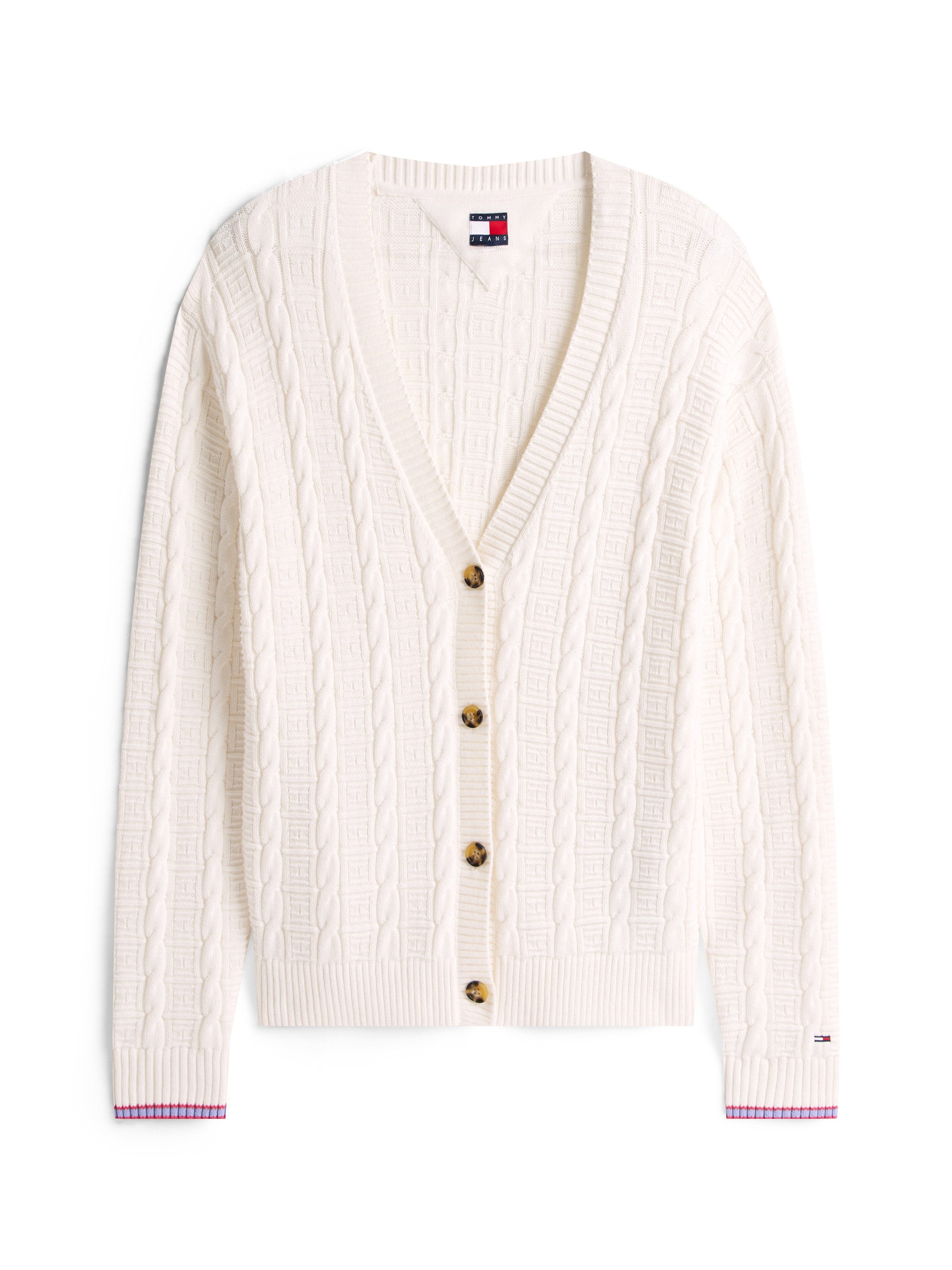 TOMMY JEANS Vest TJW CABLE CARDIGAN