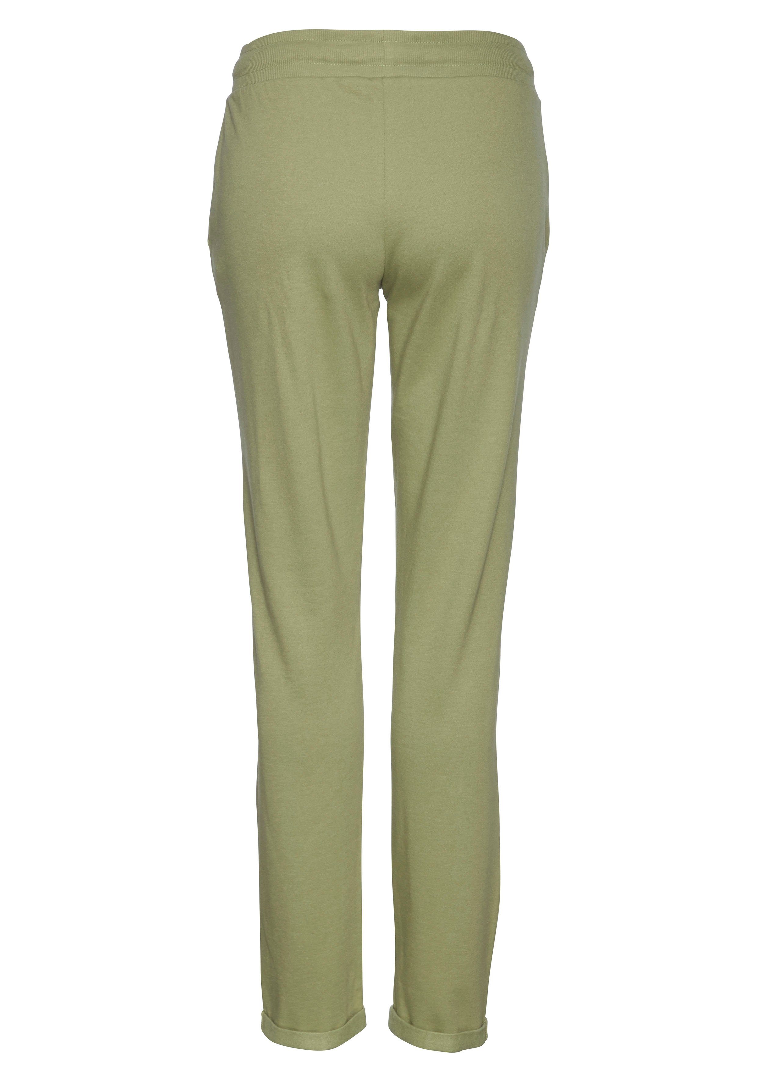 Lascana Sweatbroek met zijzakken, loungepak