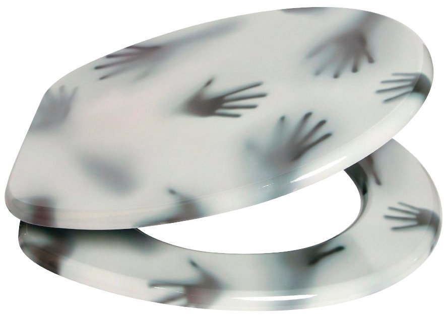Sanilo Toiletzitting Shadow Hands met soft-closemechanisme