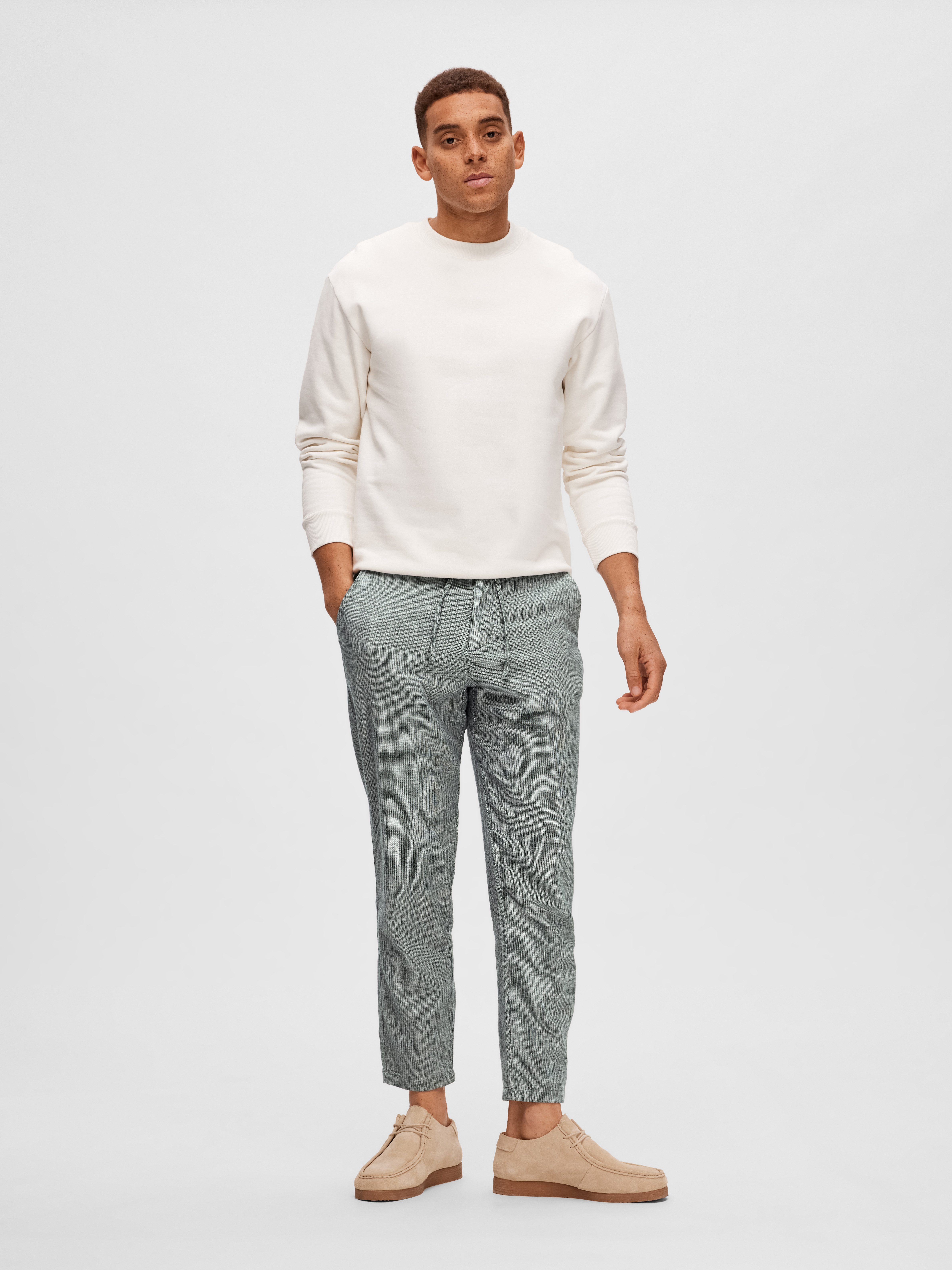 SELECTED HOMME Chino SLH172-SLIMTAPE BRODY LINEN PANT NOOS