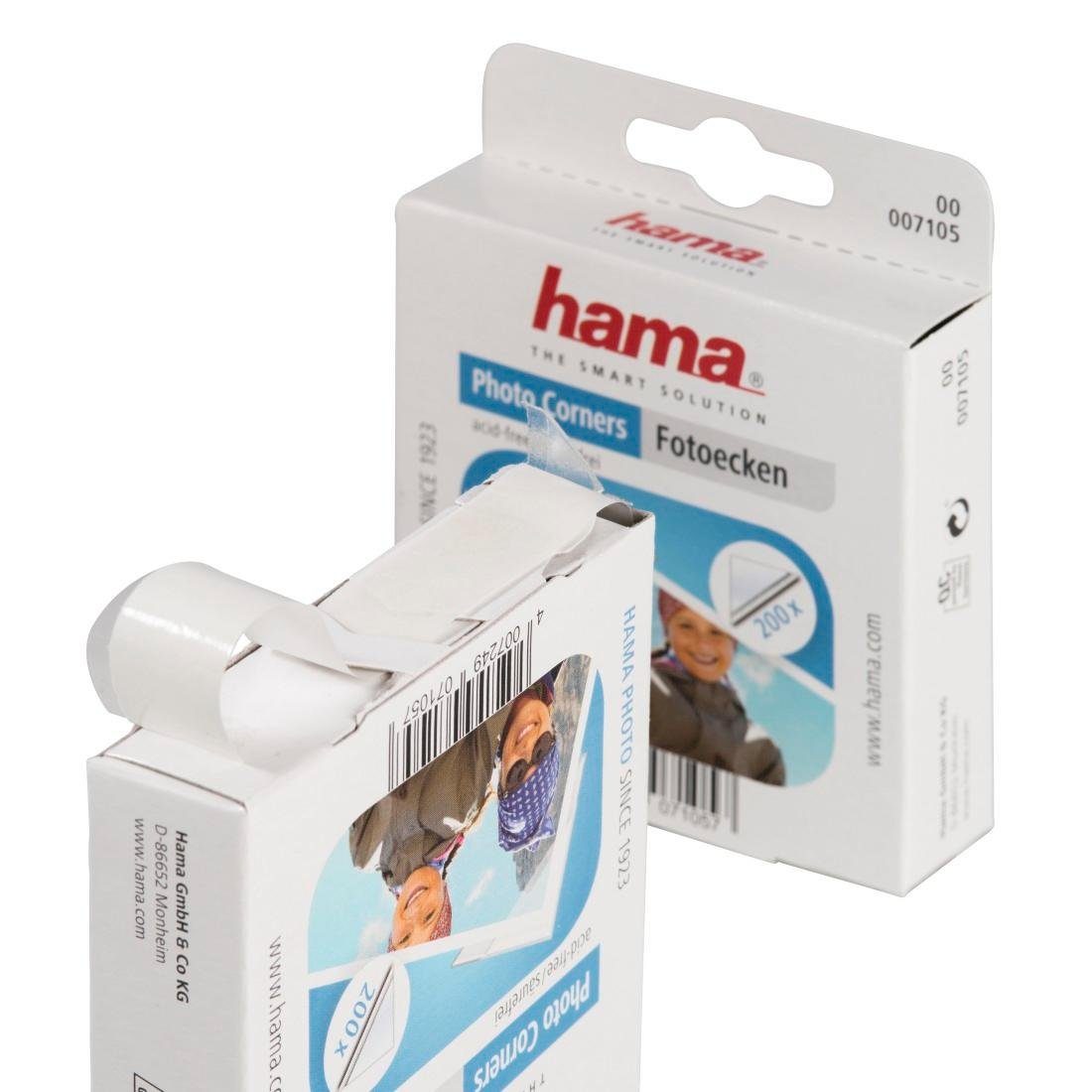 Hama Sticker Fotohoekjes-dispenser actie, 2x500 hoekjes, set van 2