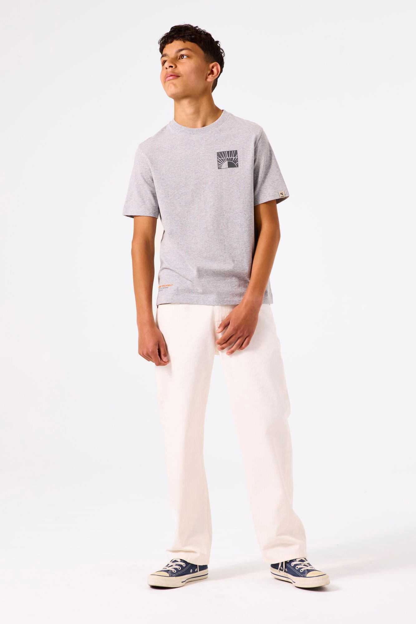 Garcia T-shirt met front- en backprint voor jongens