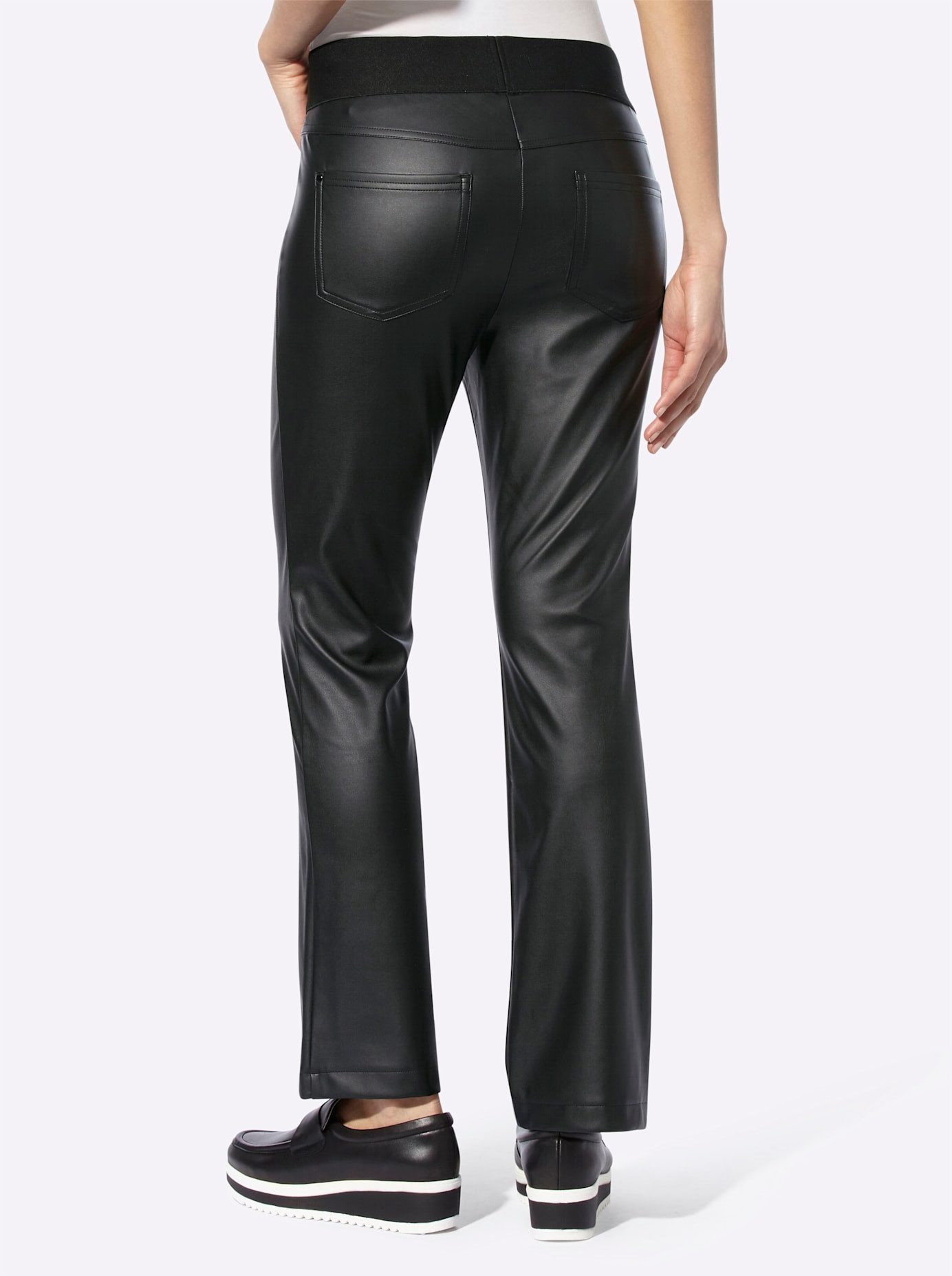 heine Imitatieleren broek