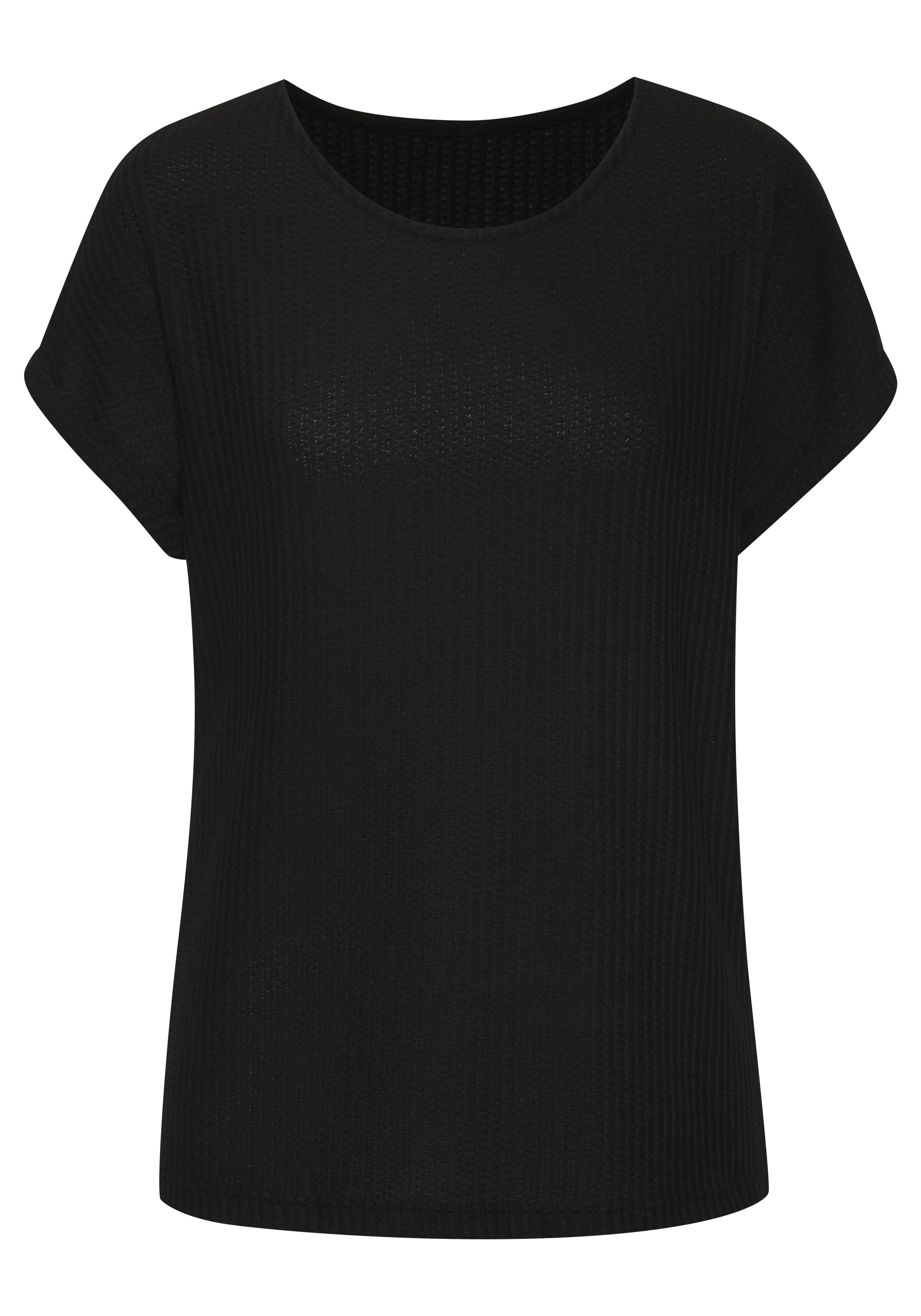 Vivance Shirt met korte mouwen Van zachte piquékwaliteit (Set van 2)
