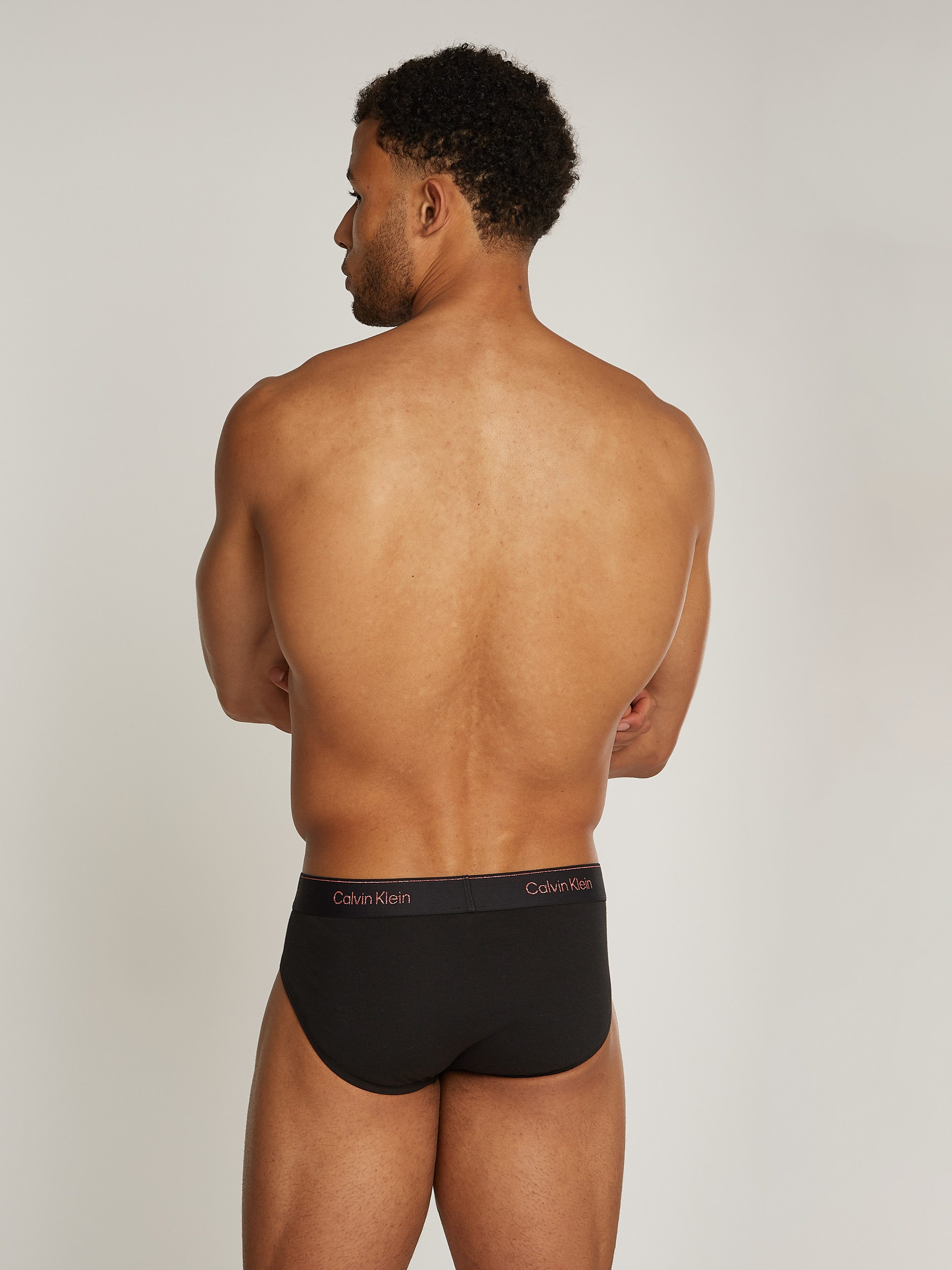 Calvin Klein Hipster HIP BRIEF 3PK met logo-elastische tailleband (3 stuks) (3 stuks)