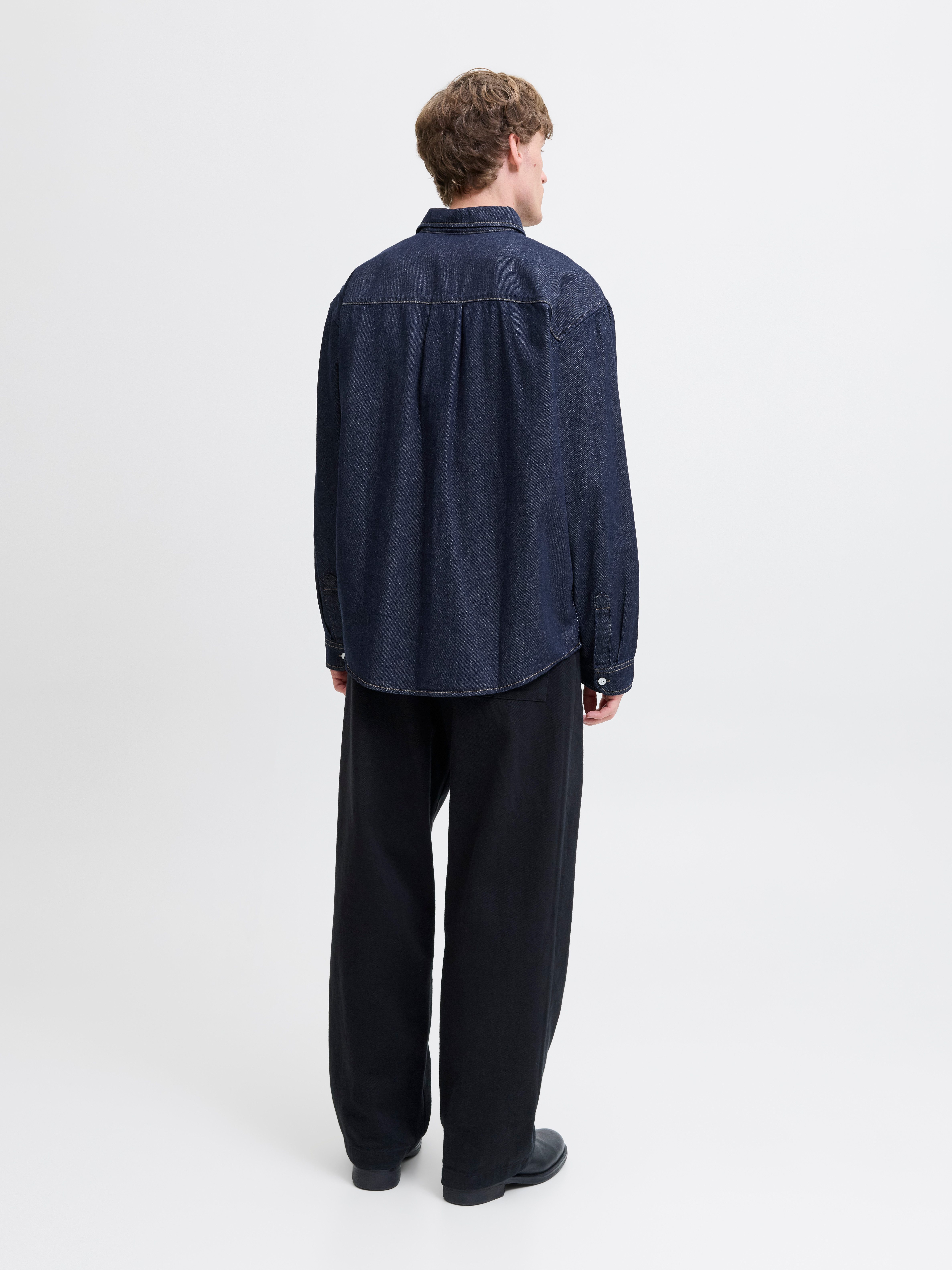 Jack & Jones Overhemd met lange mouwen JORNORREBRO DENIM SHIRT LS SN
