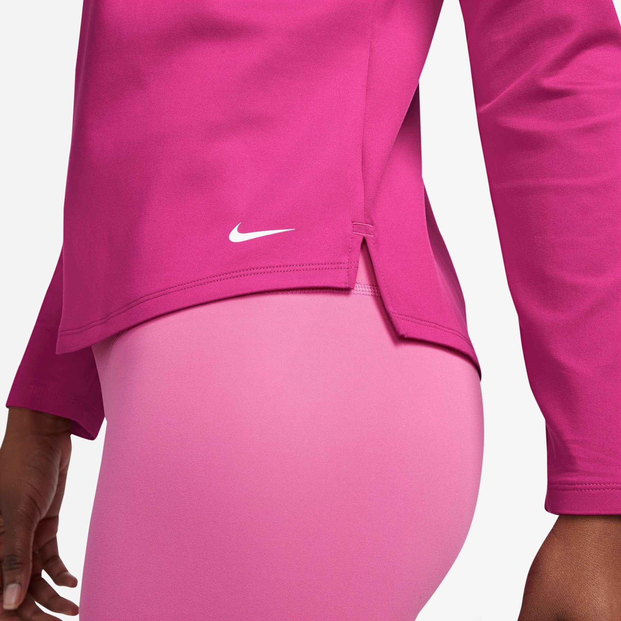 Nike Trainingsshirt THERMA-FIT ONE WOMEN'S LONG-SLEEVE 1 -ZIP TOP