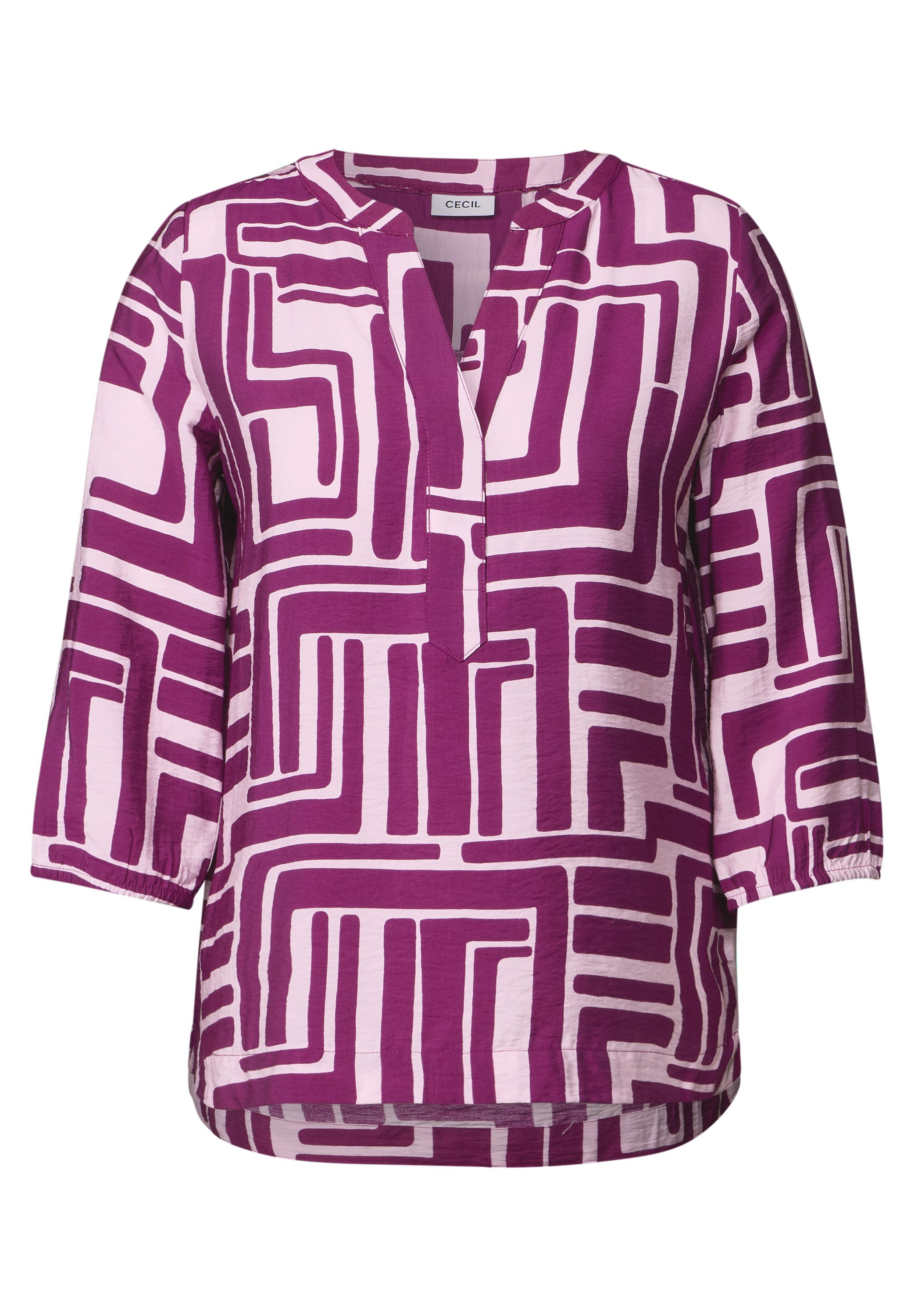Cecil Gedessineerde blouse met grafisch patroon