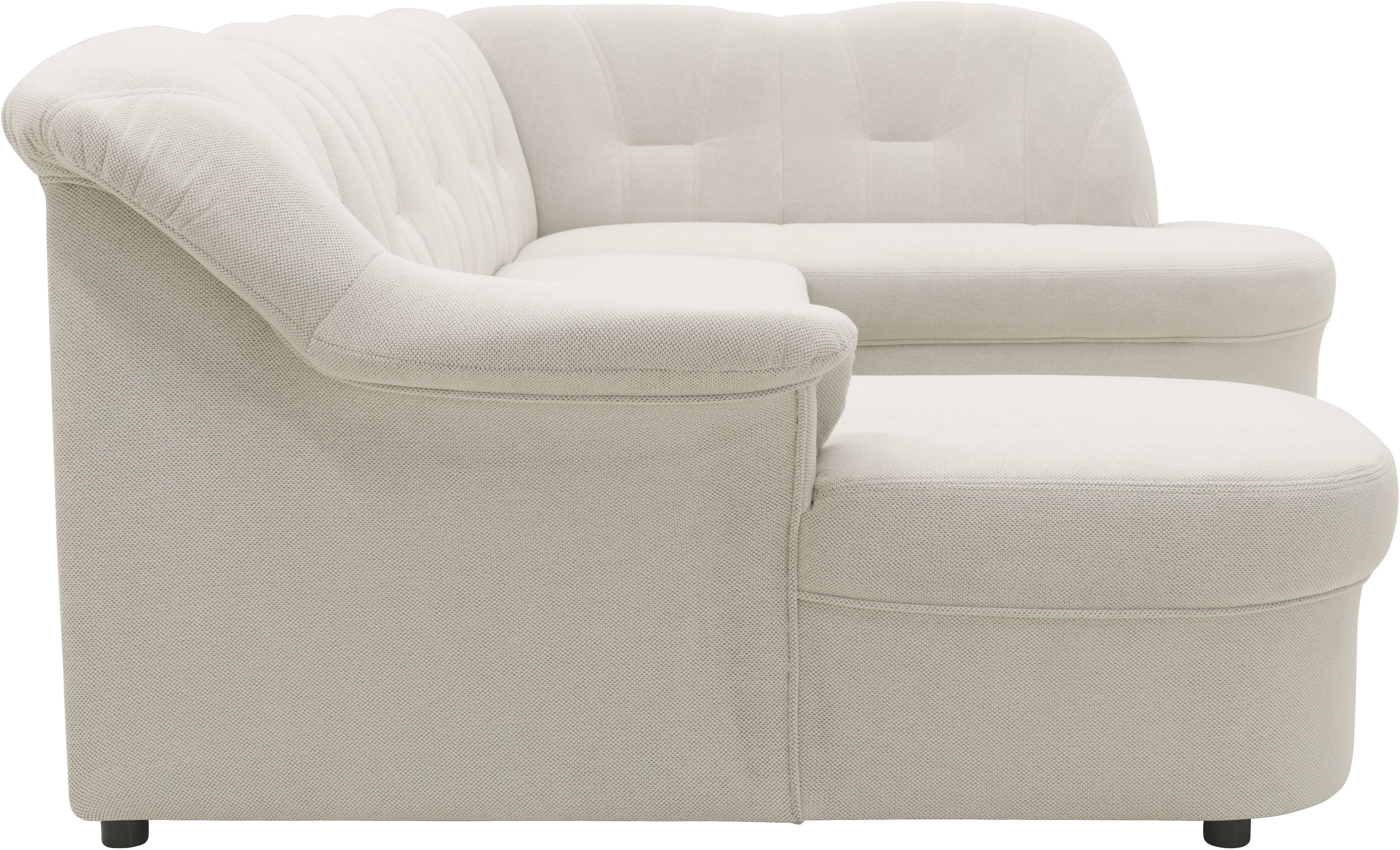 DOMO collection Zithoek Flores ook in leren bekleding, B/D/H: 293/180/86 cm, U-vorm (3 stuks)
