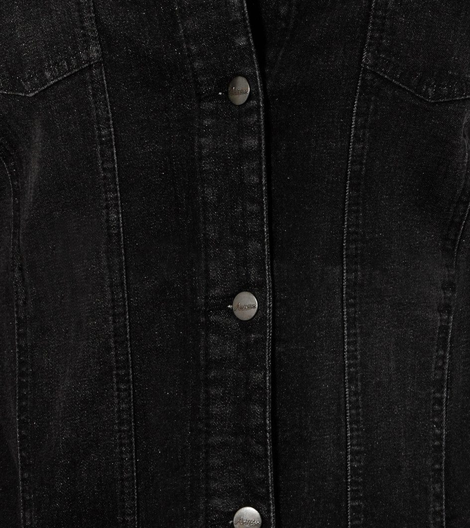 Aniston PLUS Jeansjack met gerafelde zoom - nieuwe collectie