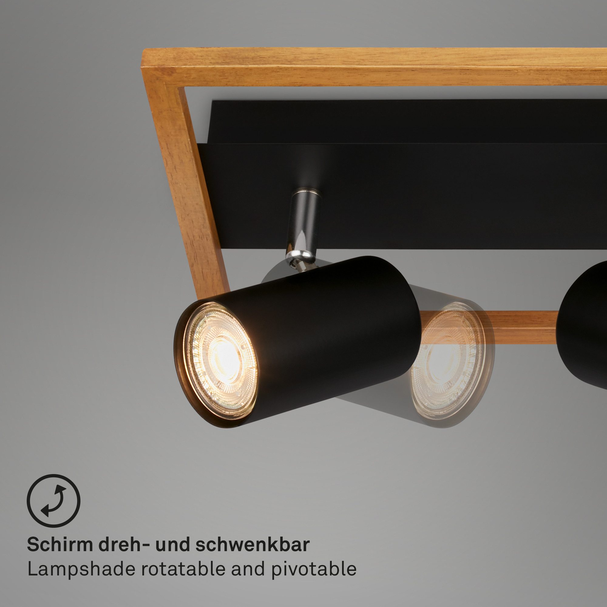 Briloner Leuchten Plafondlamp Spot FREY