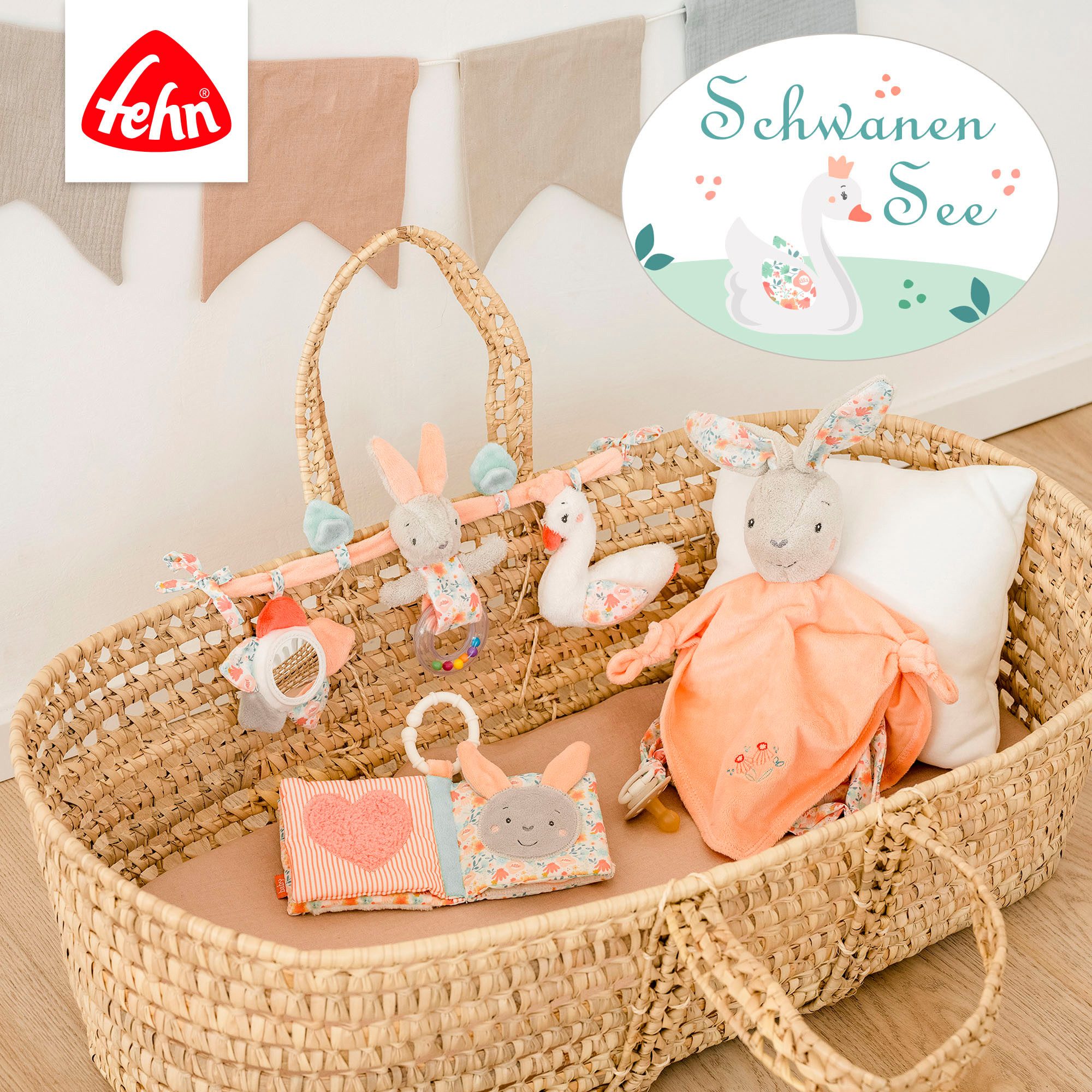 Fehn Speelboog Classic Stars, Schwanensee 3-D-activiteitdeken
