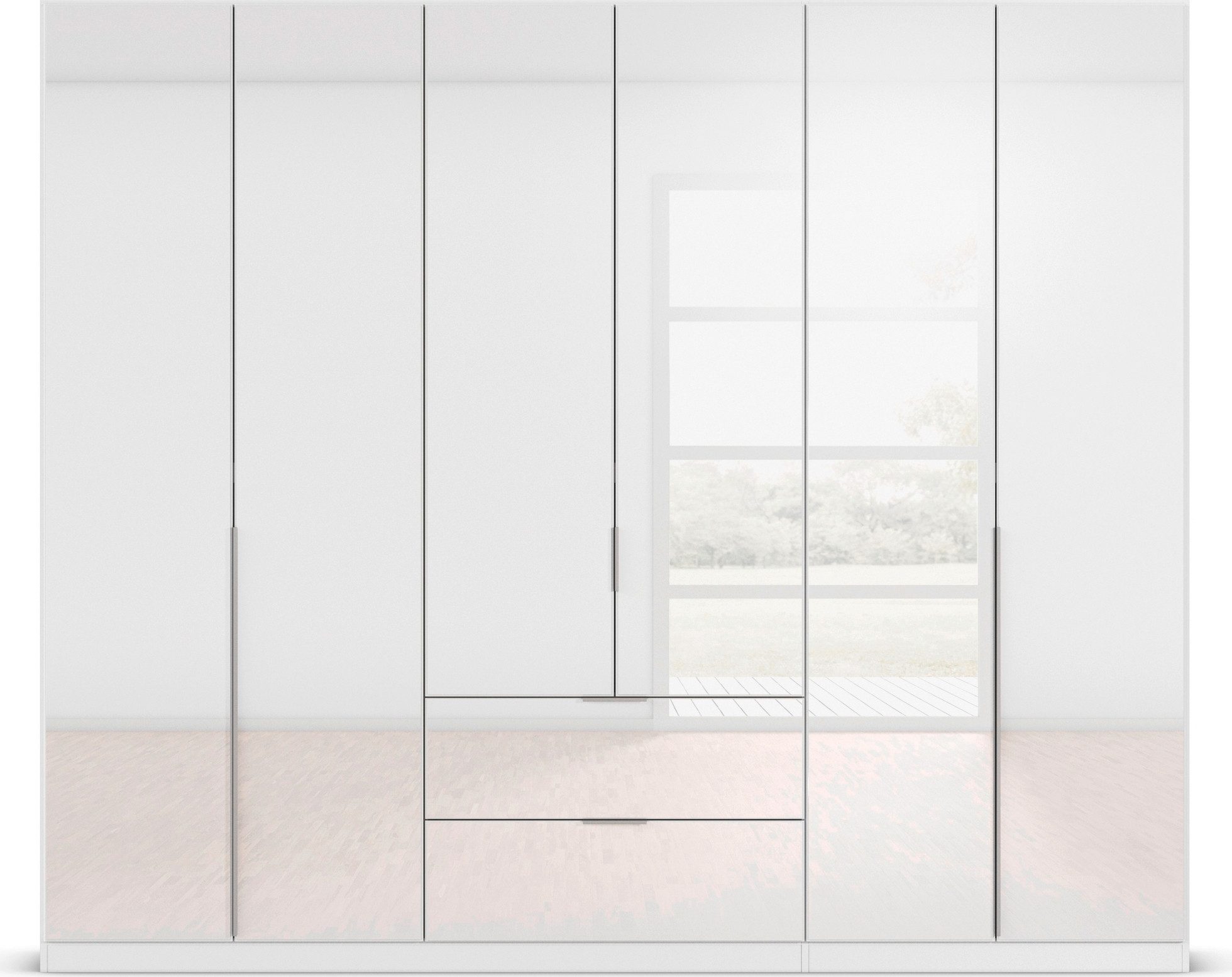 rauch Draaideurkast Kledingkasten kast garderobe AGORDO met glazen front