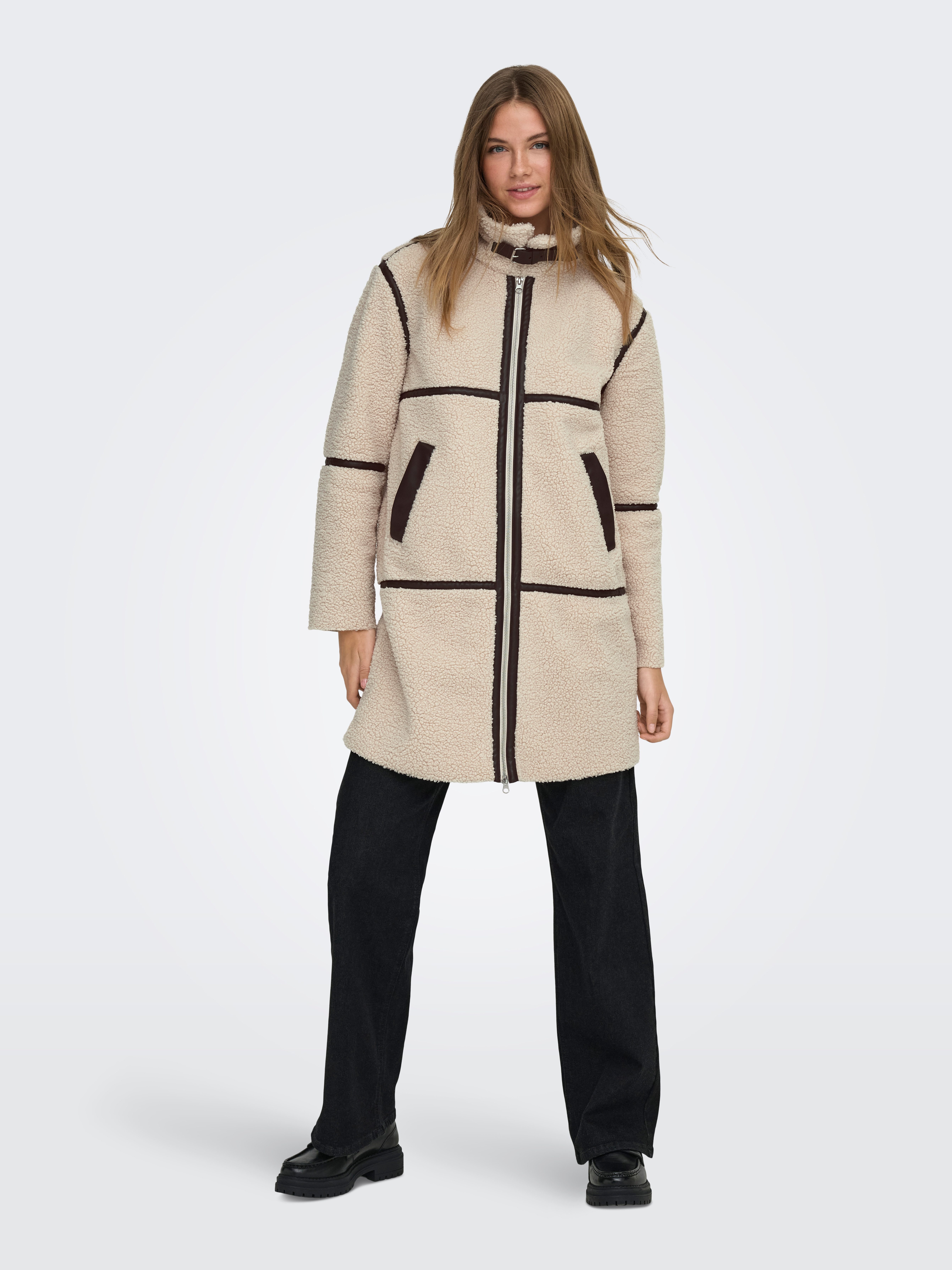 JDY Korte jas JDYFROSTY LIFE TEDDY LONG JKT OTW NOOS