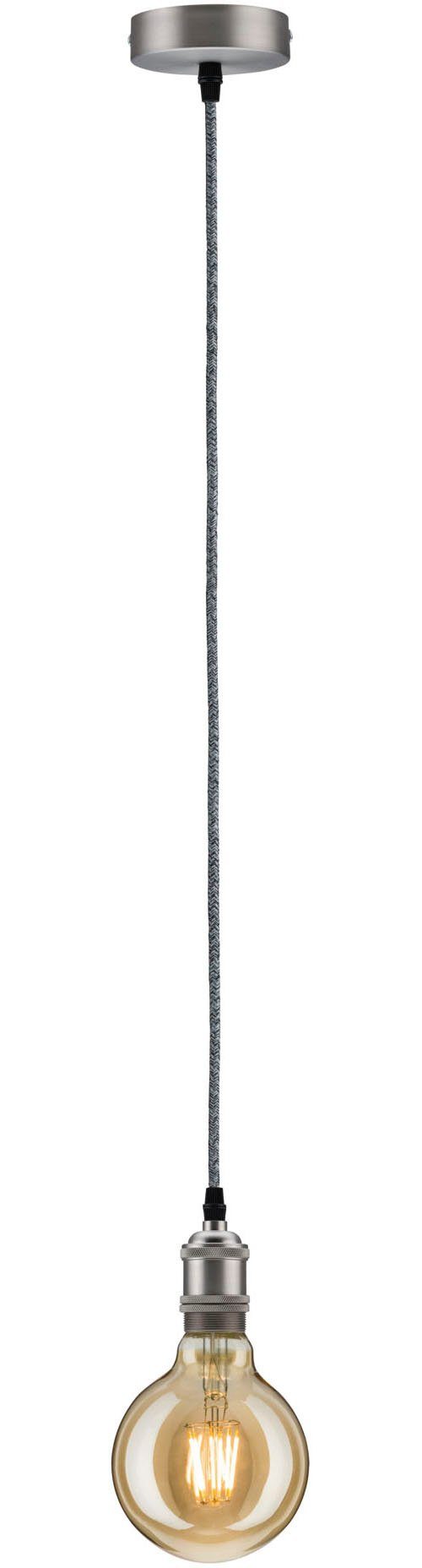 Paulmann Hanglamp Neordic Eldar max. 1x60W Geborsteld nikkel 230V Metaal (1 stuk)