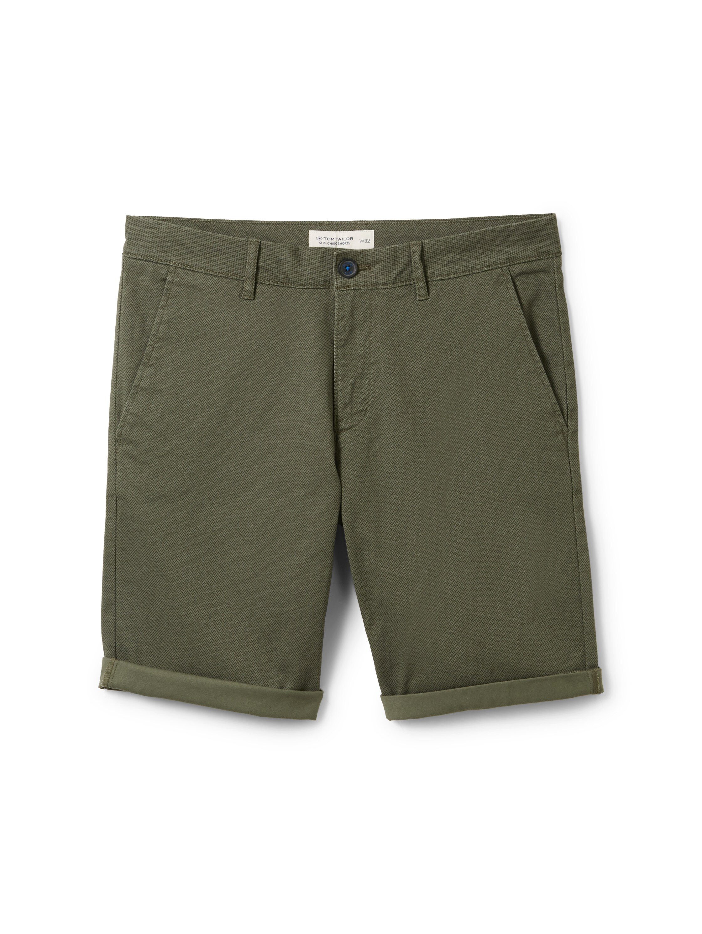 Tom Tailor Bermuda met paspelzakje