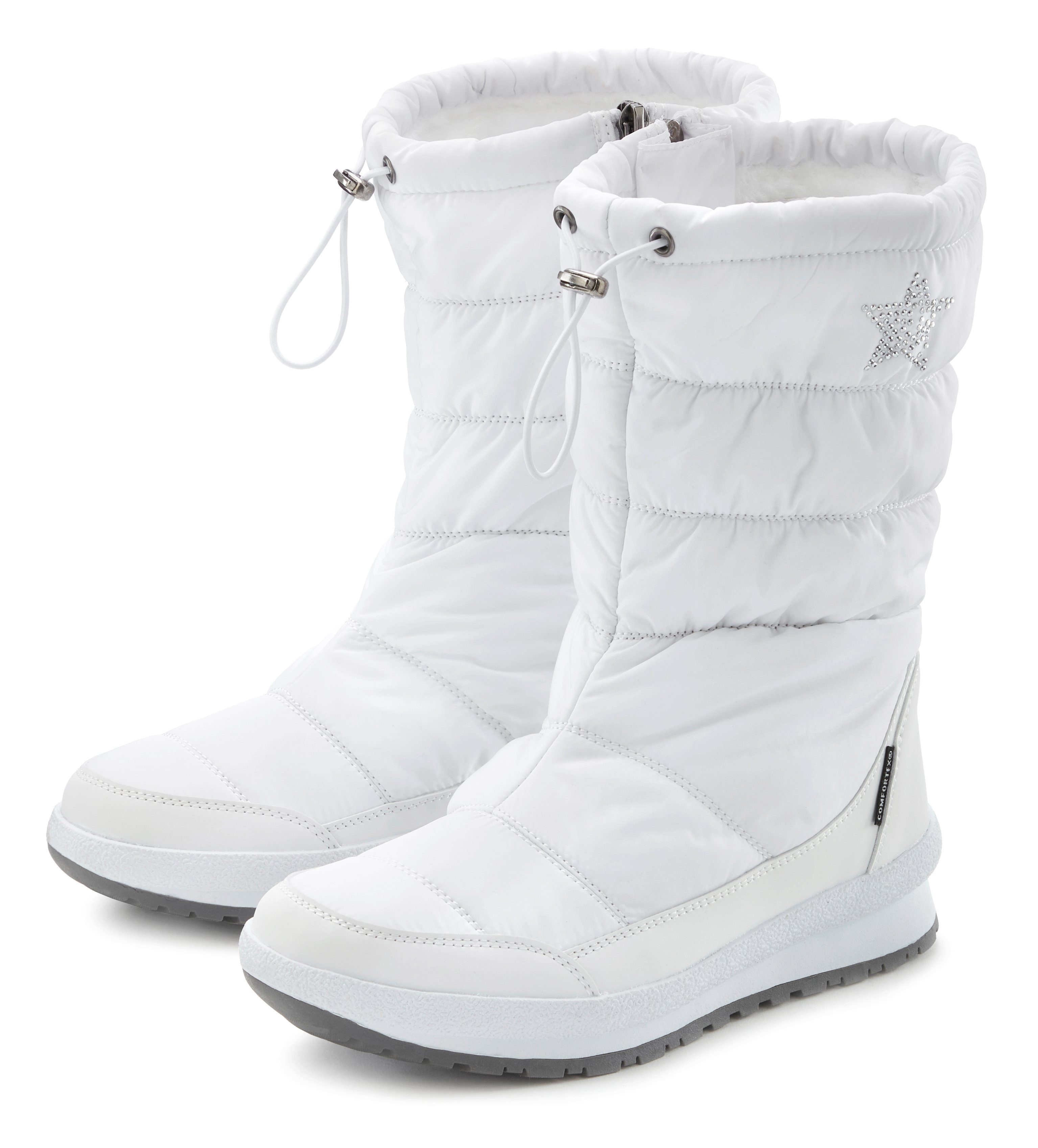 Lascana Winterlaarzen Enkellaars, winterboots met warme voering, waterafstotend