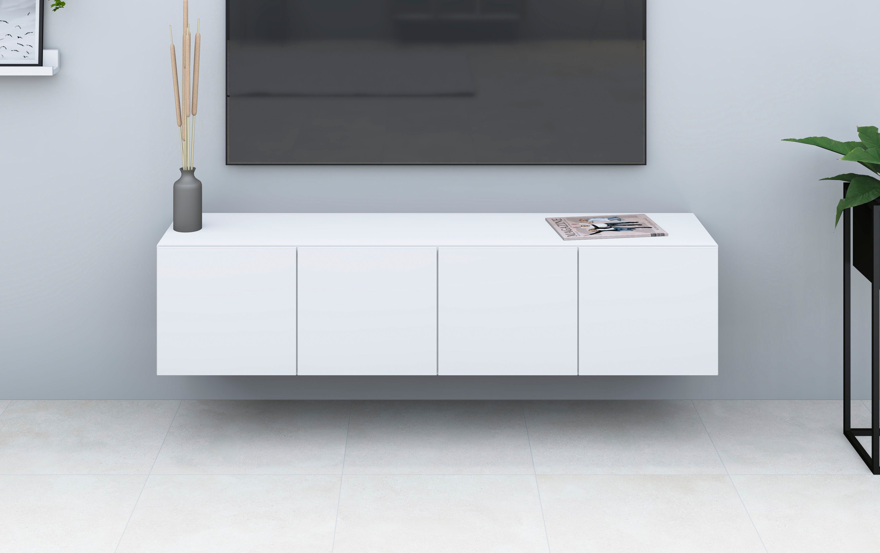 borchardt Möbel Tv-meubel Vaasa Breedte 152 cm, alleen hangend