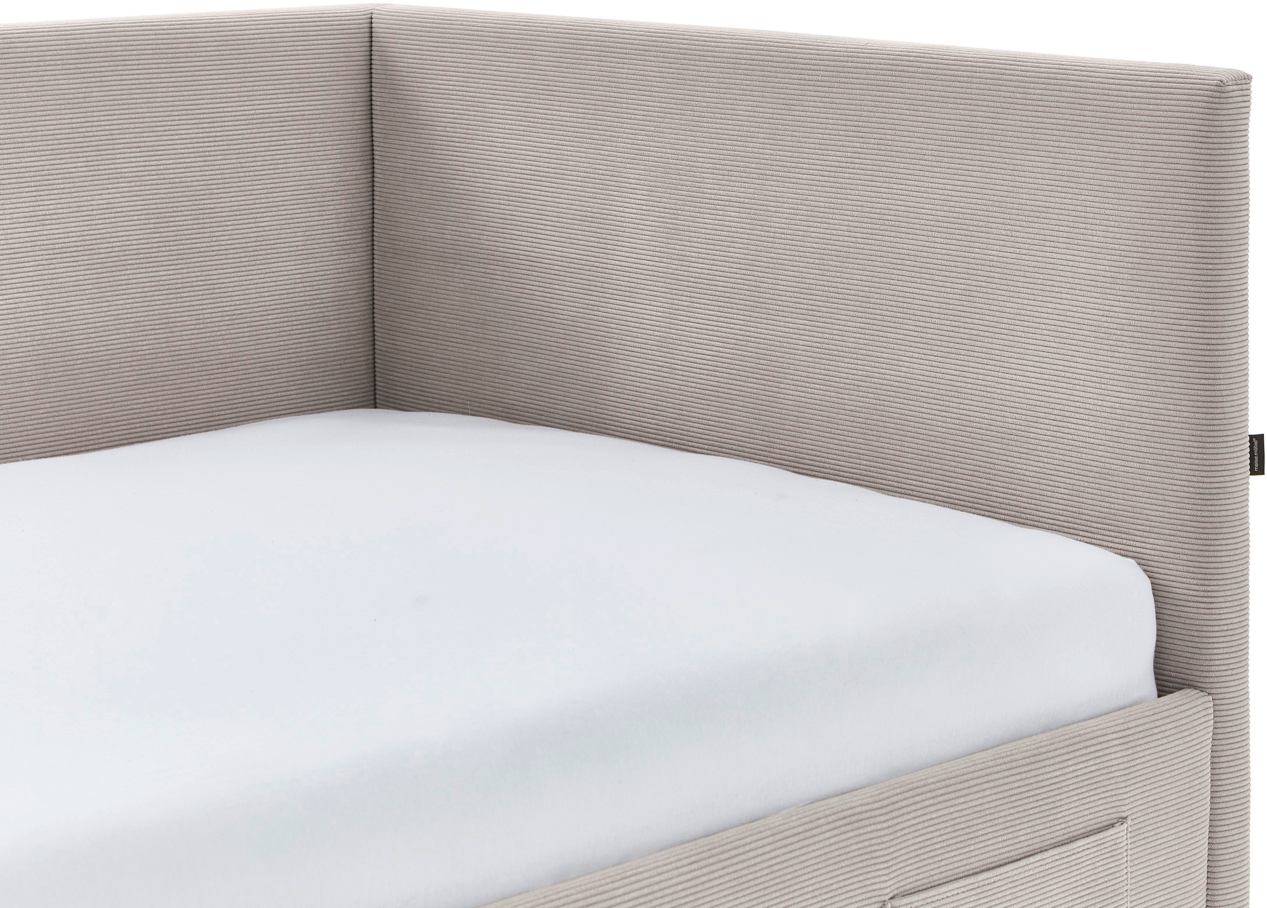 meise.möbel Kinderledikant COOL II Bekleed bed naar keuze met bedkist, tienerbed inclusief USB-aansluitingen