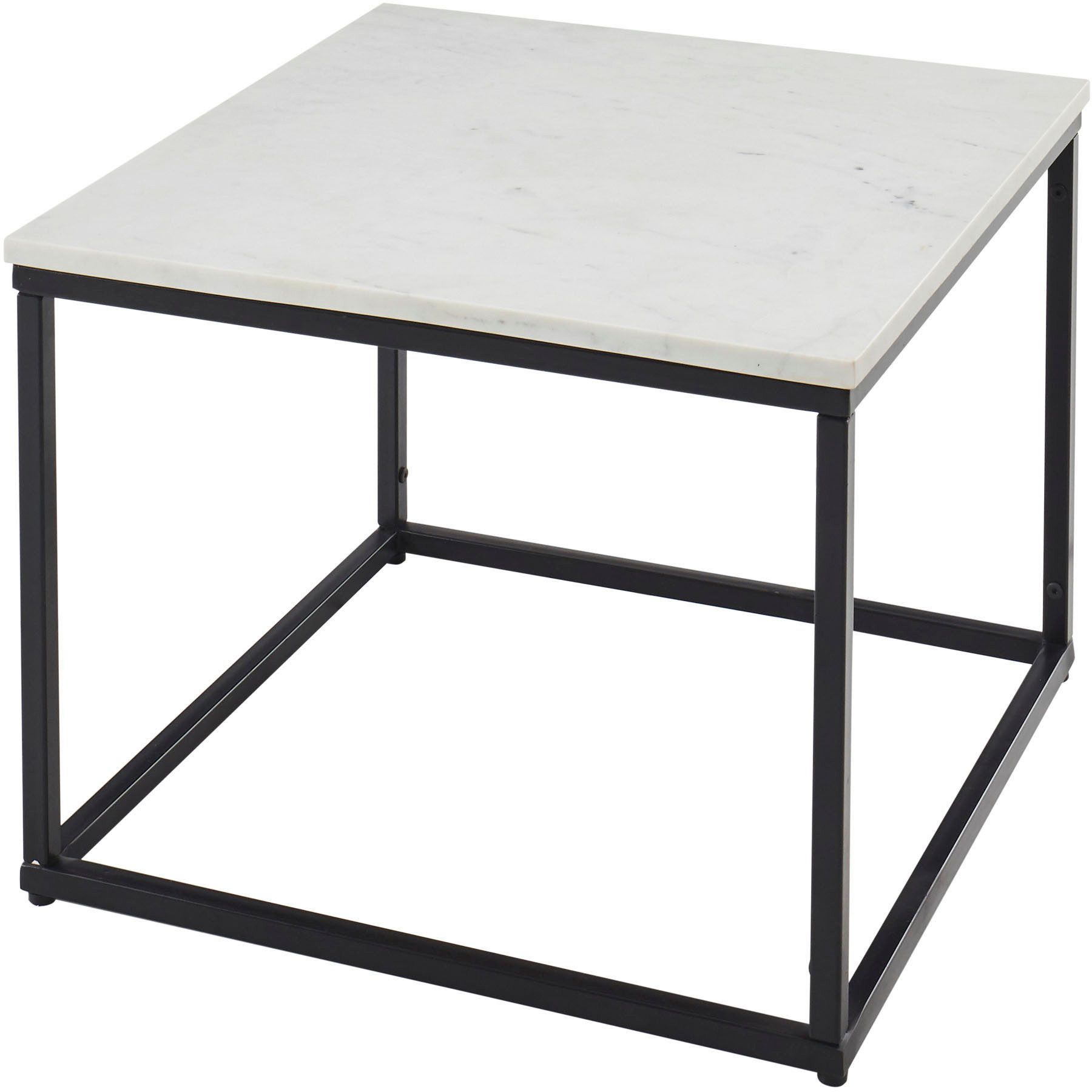 Stolkom Salontafel Samy Marmer, tafel in wit of zwart