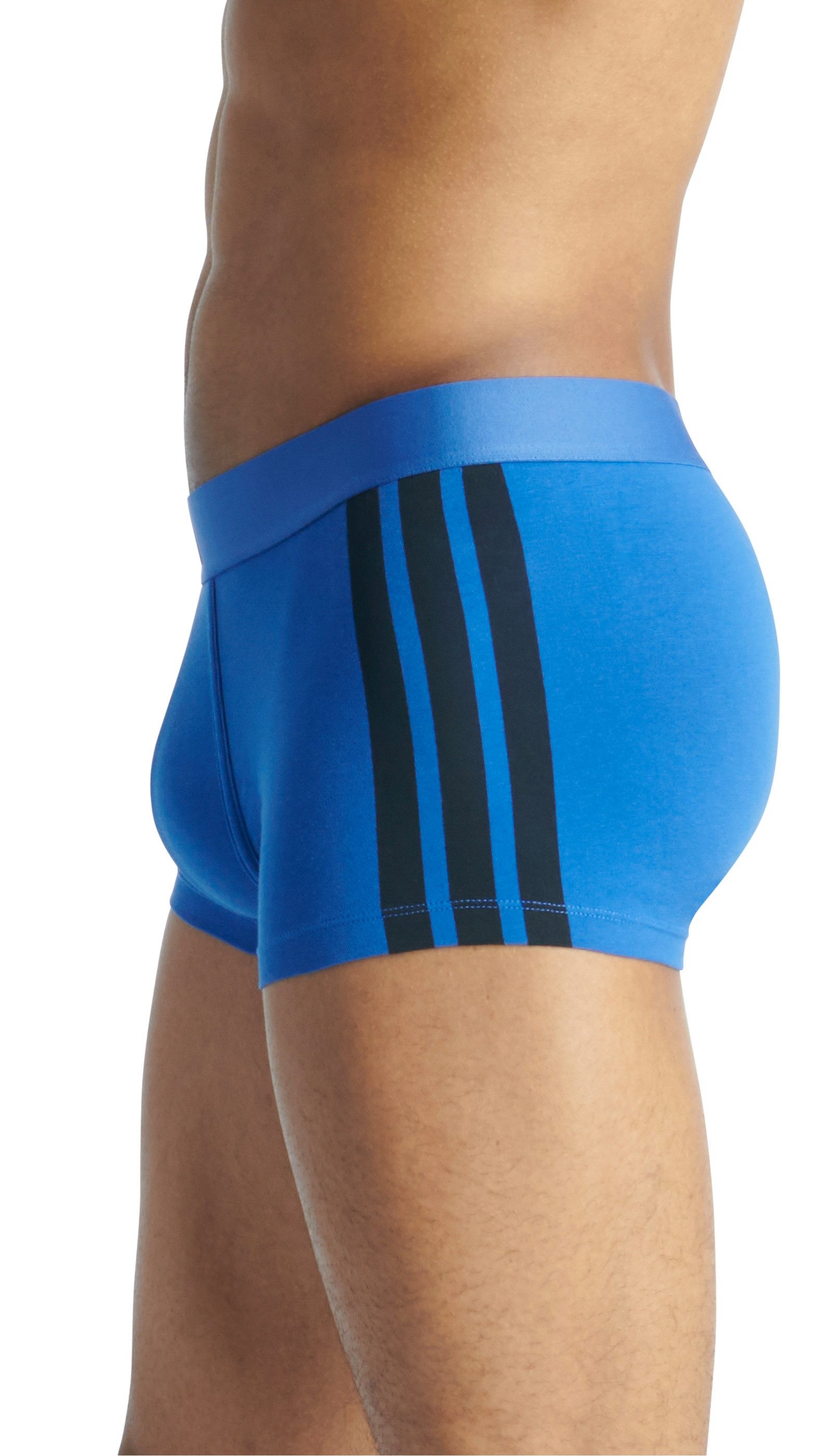 adidas Sportswear Trunk Active Flex Cotton 3 Strepen flexibele 4-way stretch, elastisch, logoband, zonder opening (Set van 2)