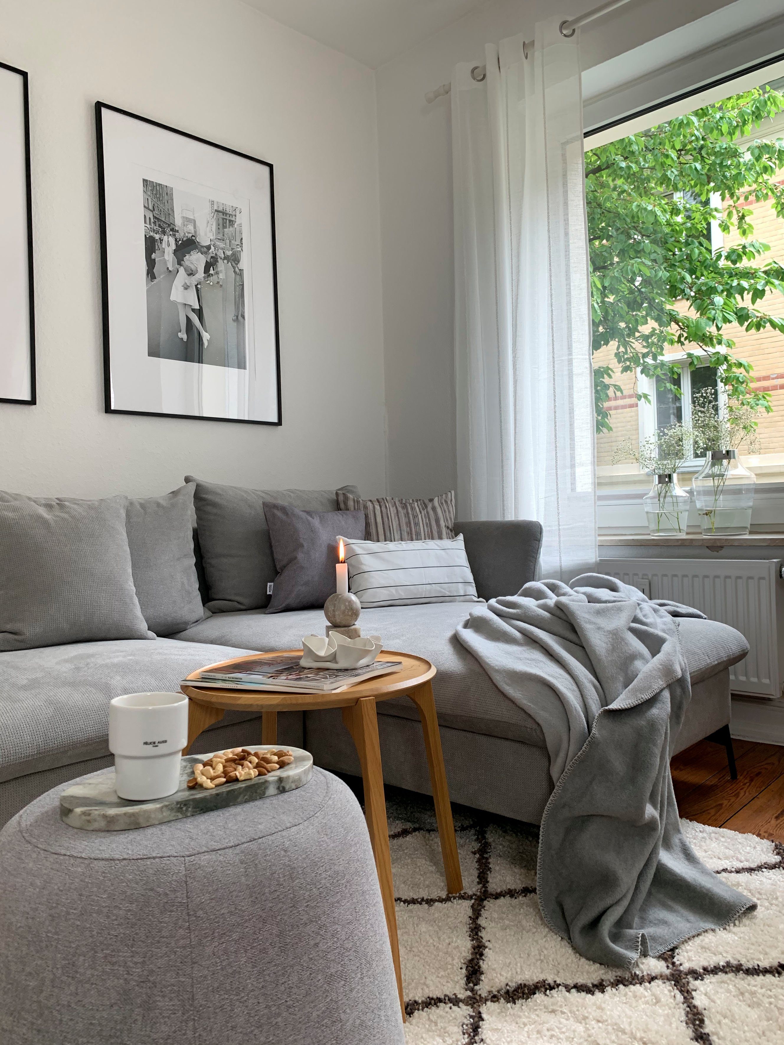 andas Deken Greta in reversible-look met afgehechte siersteek, knuffeldeken