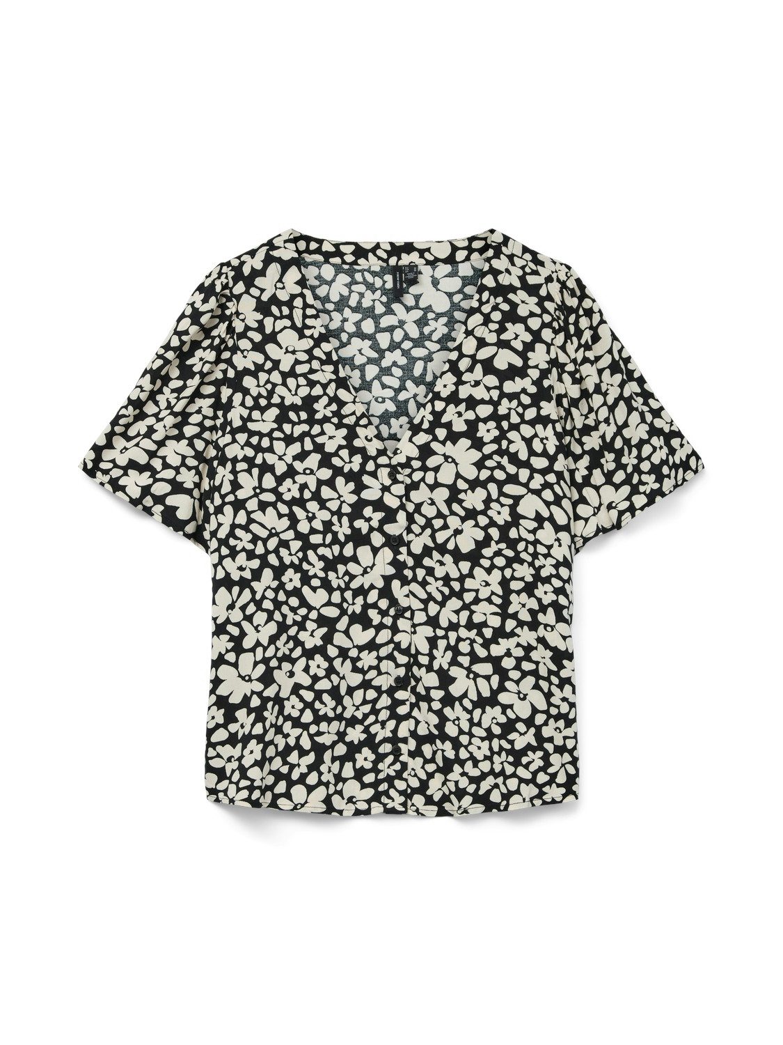 Vero Moda Blouse met korte mouwen VMALBA SS V-NECK SHIRT WVN GA