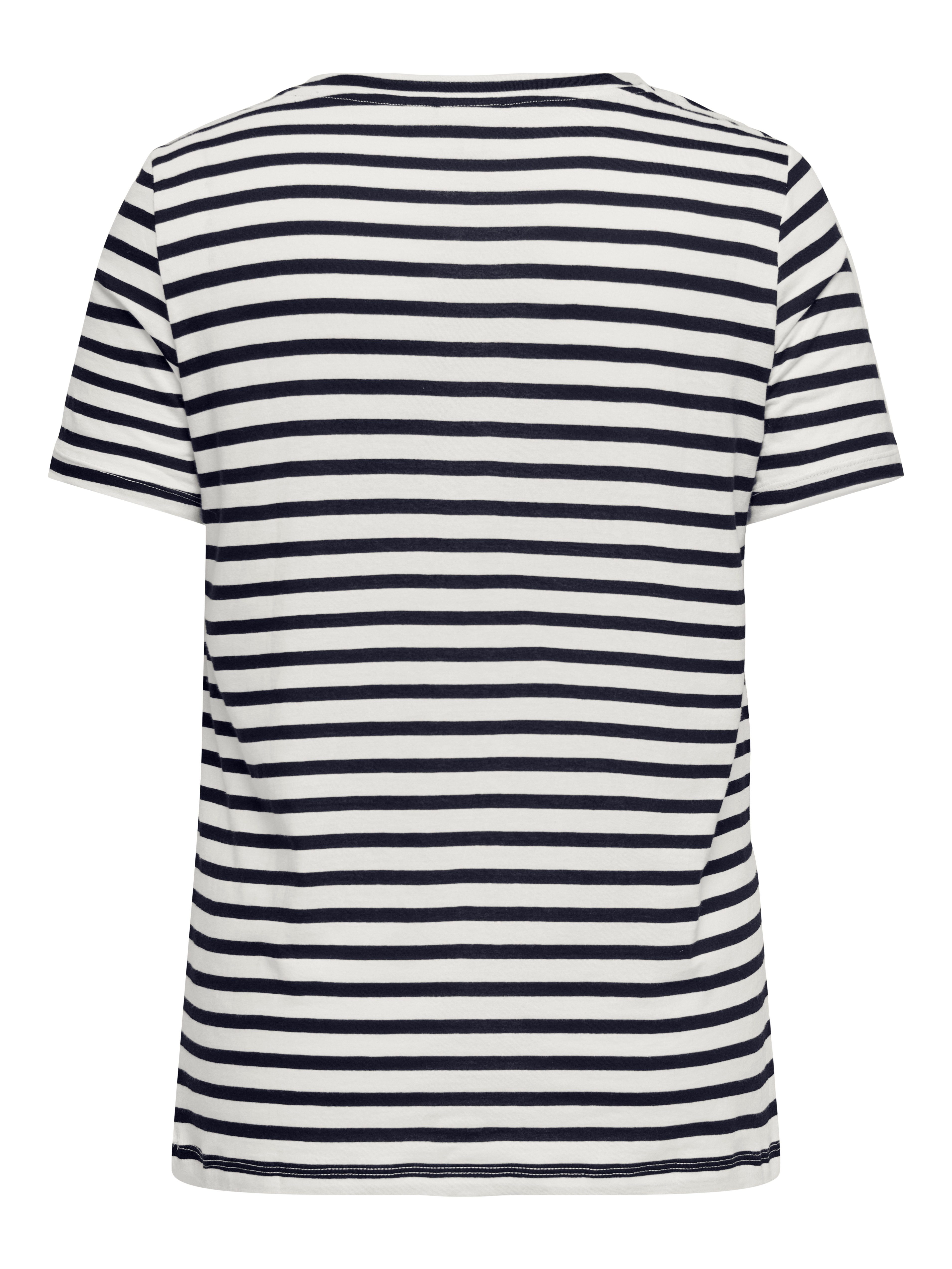 ONLY CARMAKOMA T-shirt CARKIKO LIFE S/S O-NECK TERRY TOP JRS