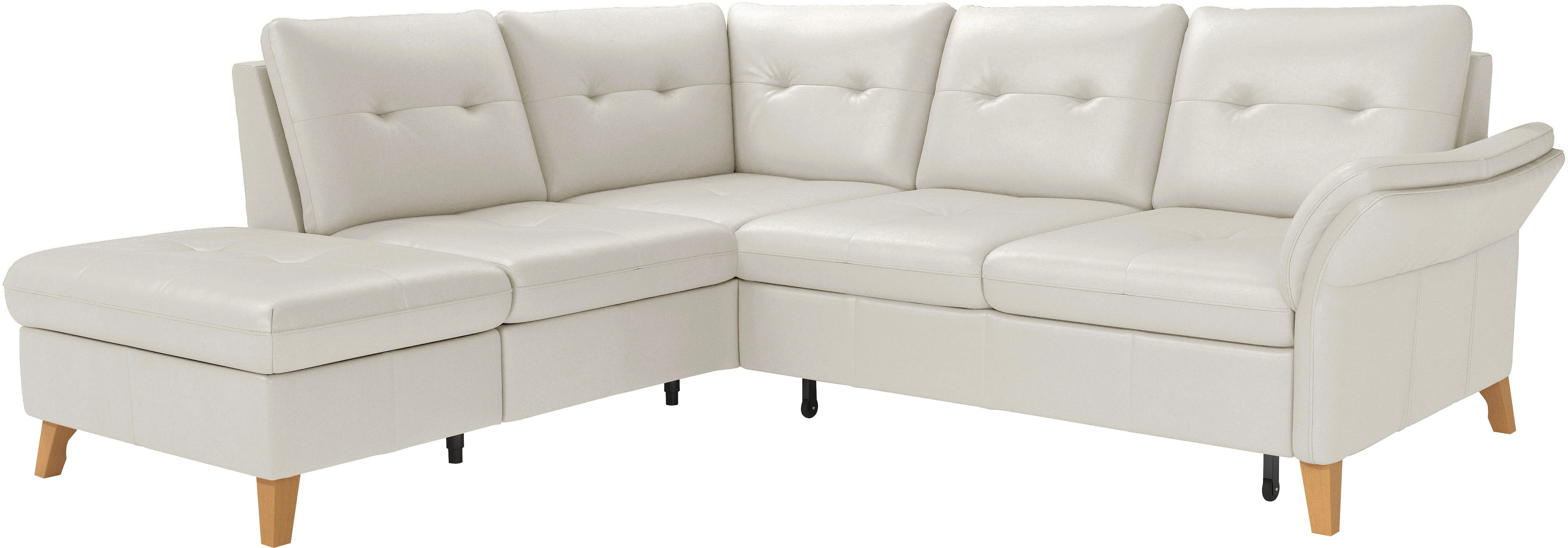 sit&more Hoekbank Göteborg inclusief zitdiepteverstelling, optioneel met bedfunctie & bedlade