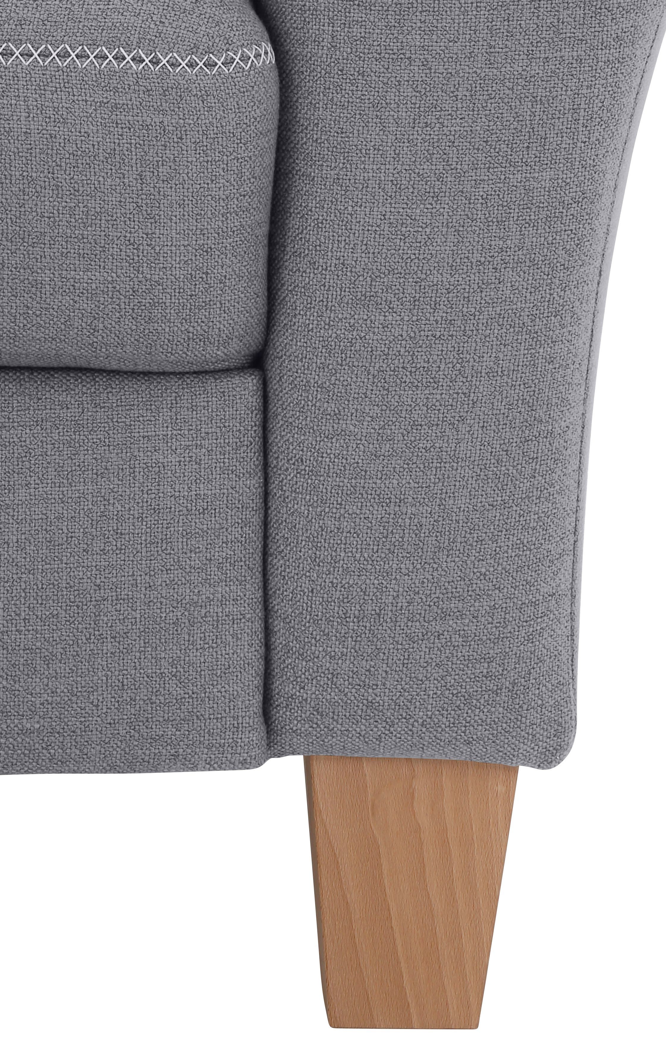 Home affaire Hoekbank Soleo L-model comfortabel door trapezehoek met relaxfunctie, ook met slaapfunctie