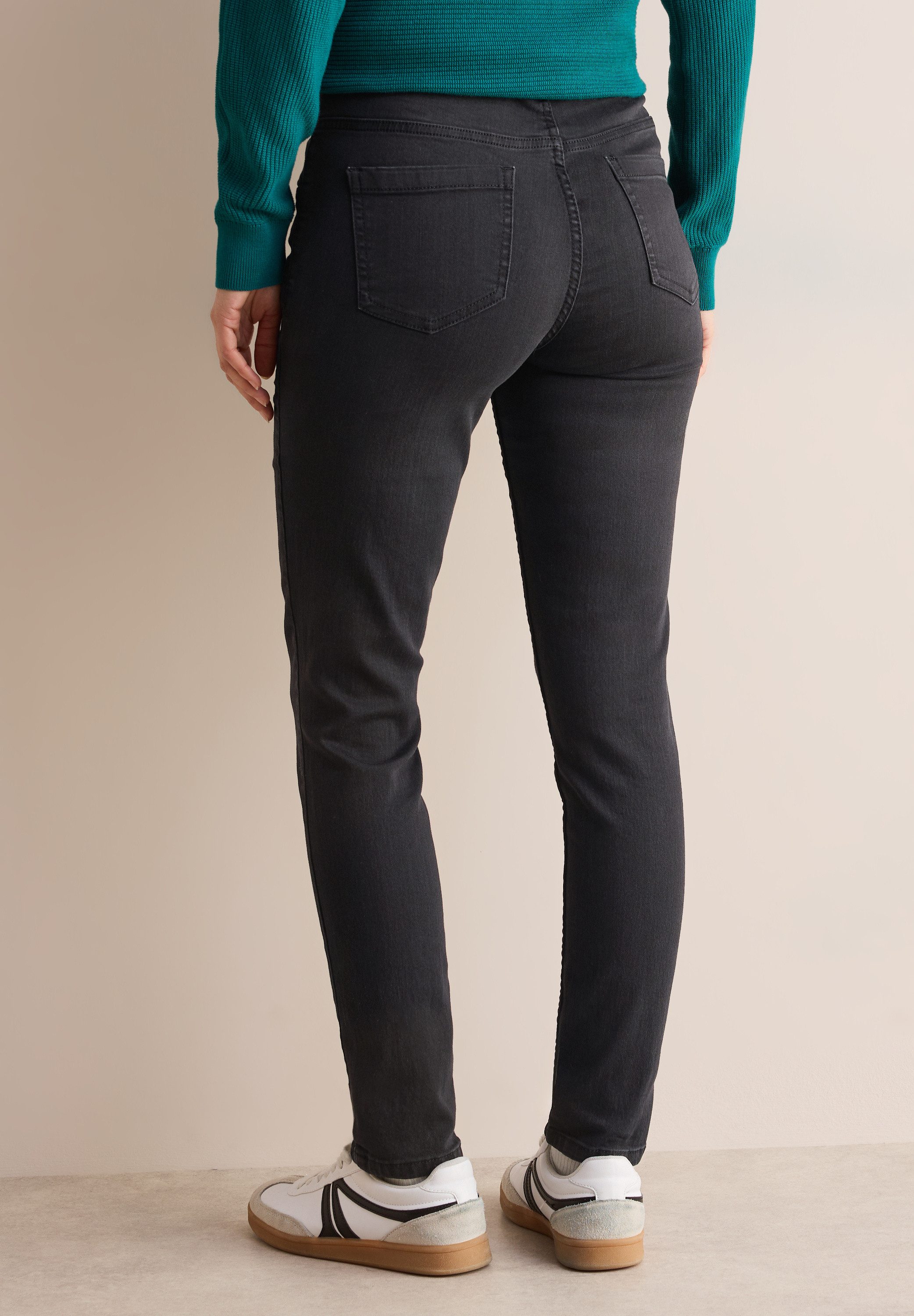 Cecil High-waist jeans Stijl Vicky in used-look