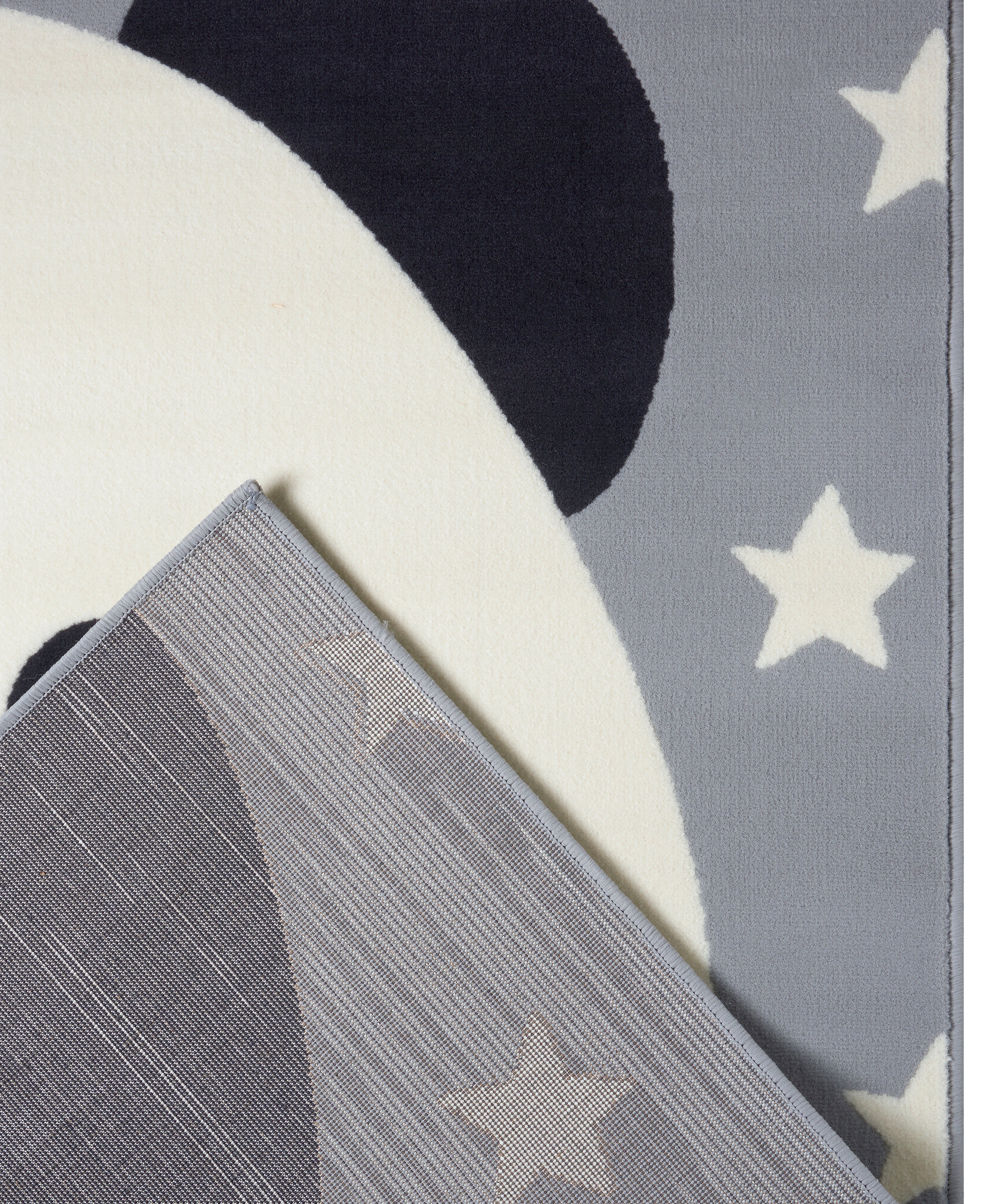 HANSE Home Kindervloerkleed Panda Pepples Korte pool, diermotief, sterren, slijtvast, gemakkelijk in onderhoud, robuust