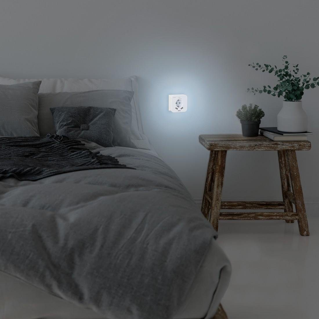 Hama Led-nachtlampje Nachtlamp stopcontact voor baby's, kinderen en volwassenen, daglicht wit