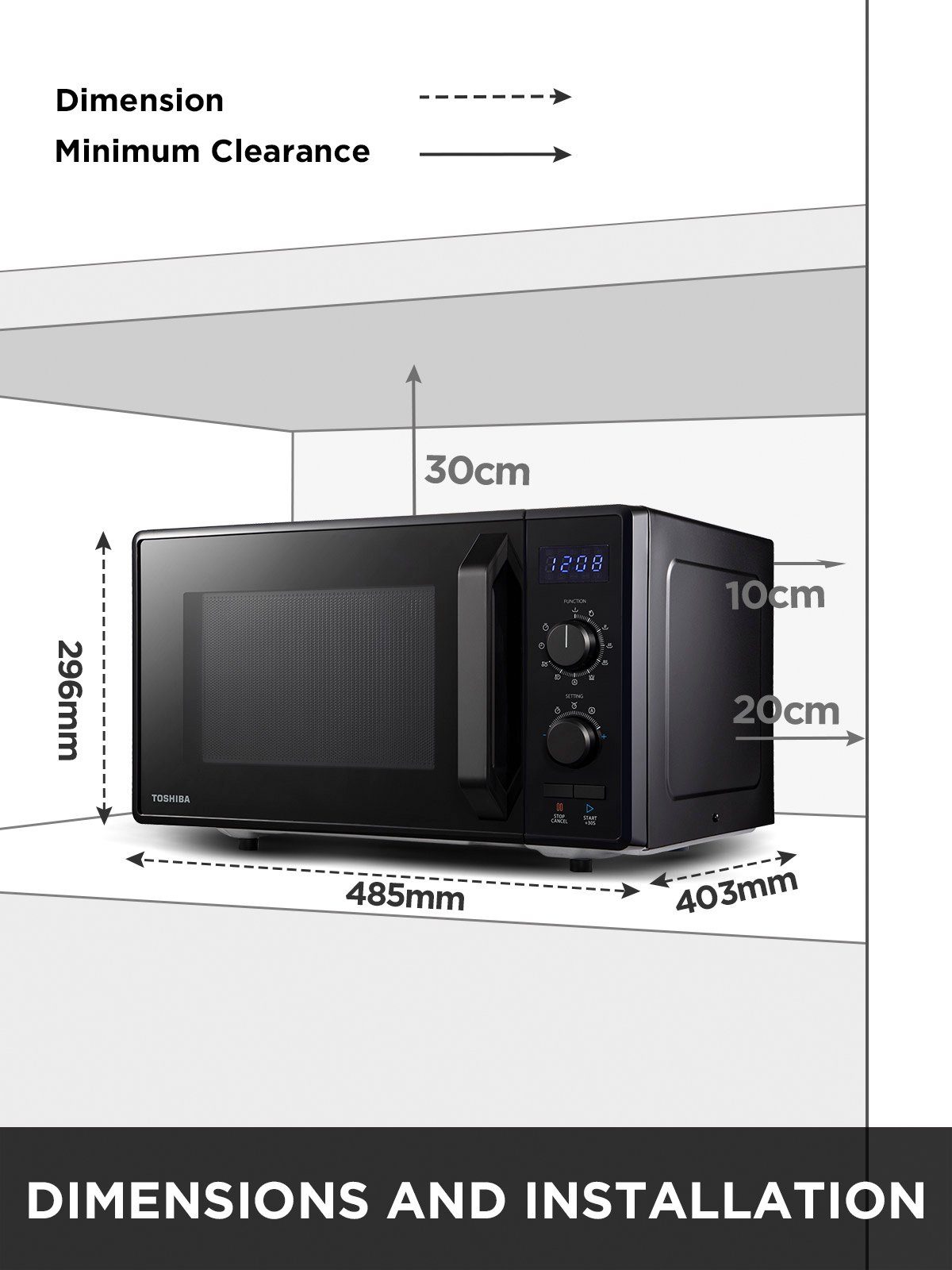 Toshiba Magnetron MW2-AG23PF(BK)