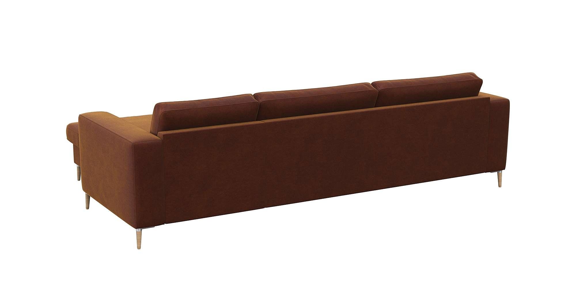 FLEXLUX Hoekbank Fiore, super zitcomfort door koudschuim in de zitting, L-vorm