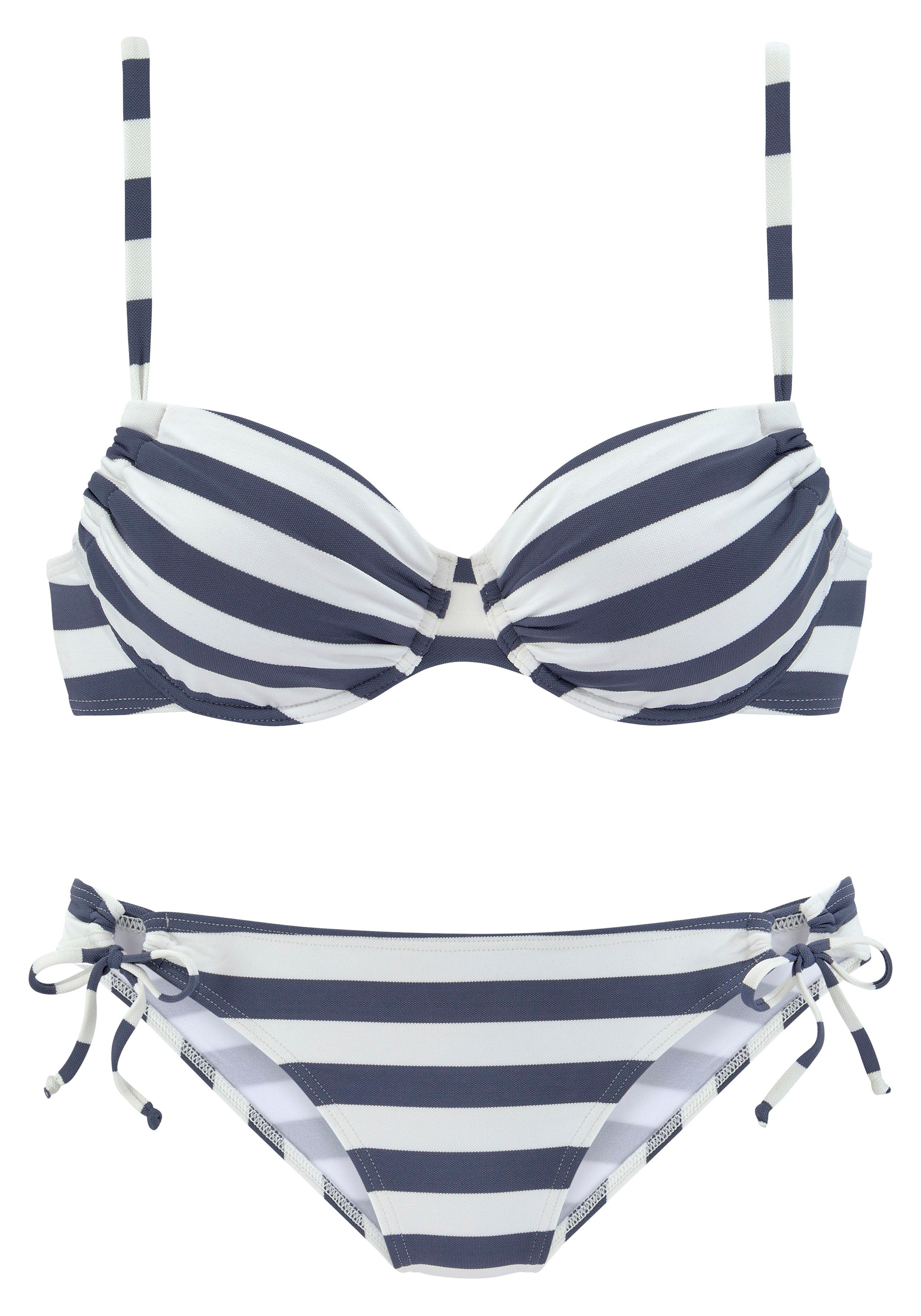 Venice Beach Beugelbikini met geweven strepen