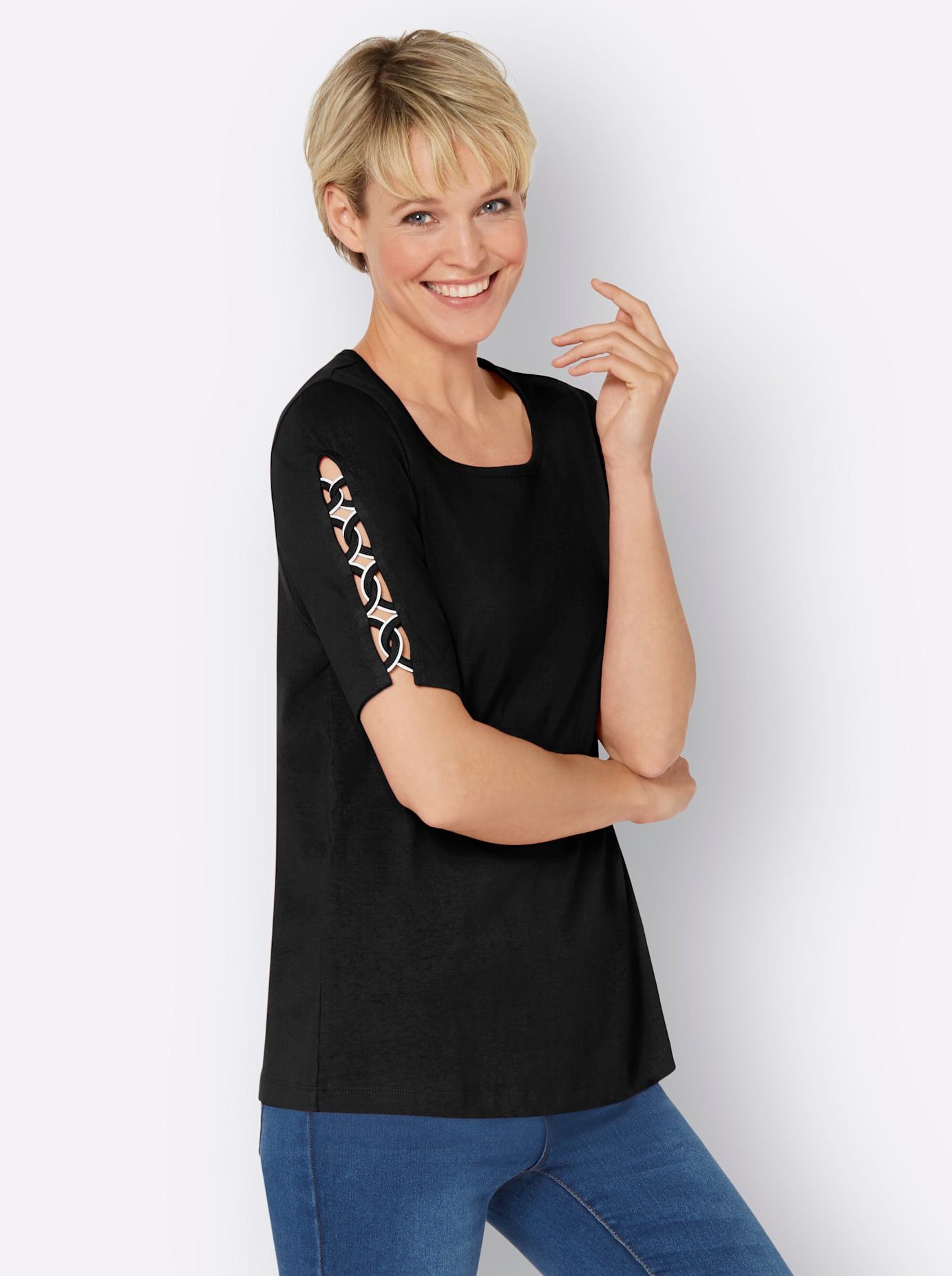 Classic Basics Shirt met korte mouwen (1-delig)