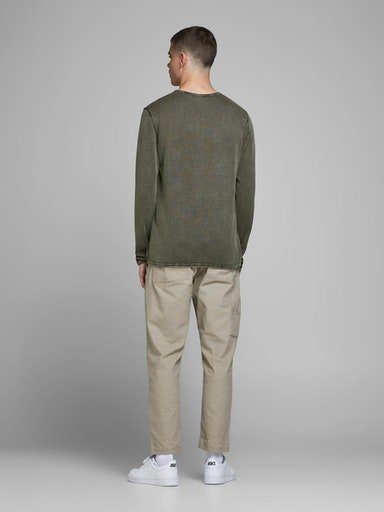 Jack & Jones Gebreide trui JJELEO KNIT CREW NECK NOOS