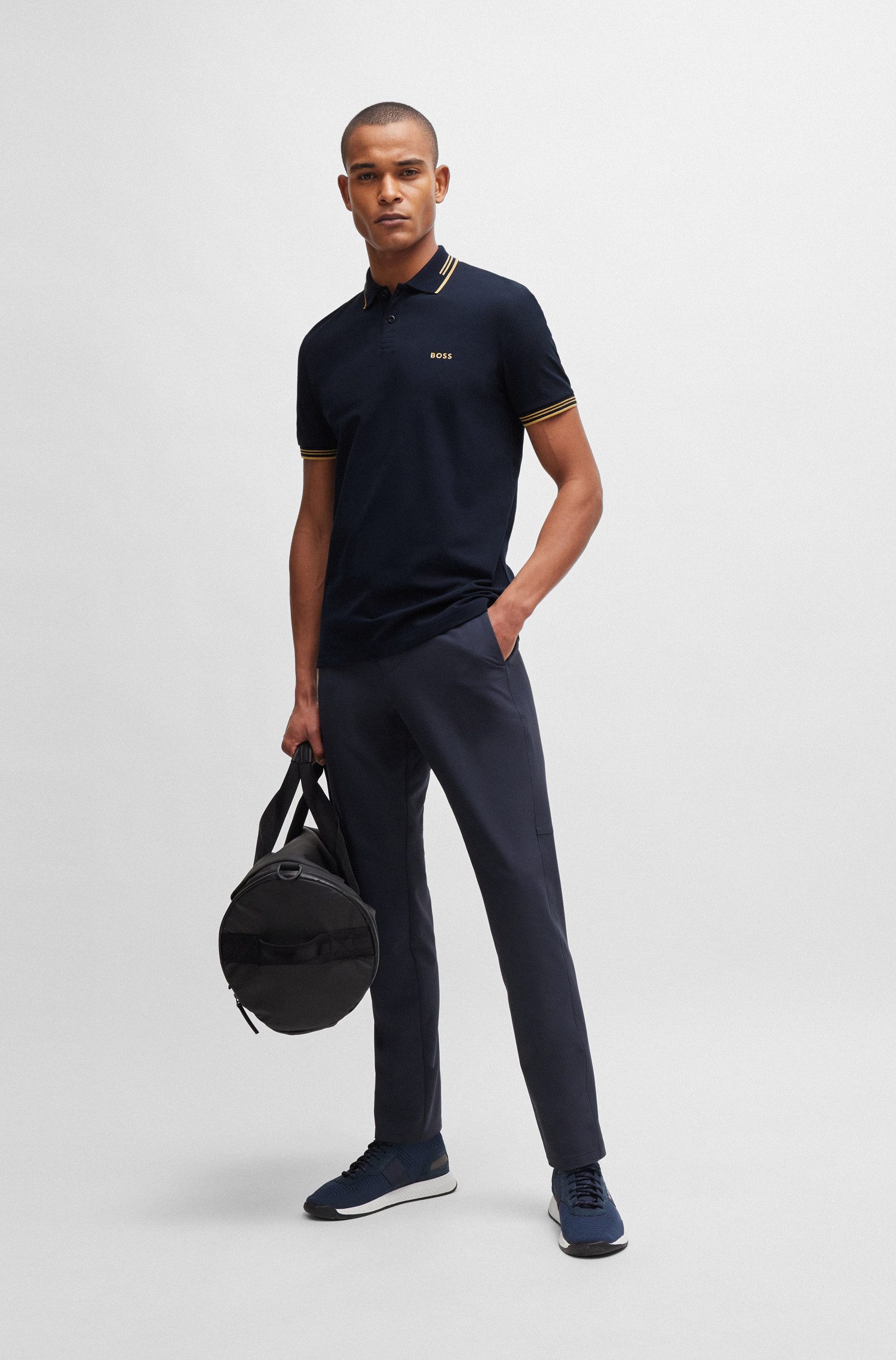 BOSS GREEN Poloshirt Paul met een polokraag